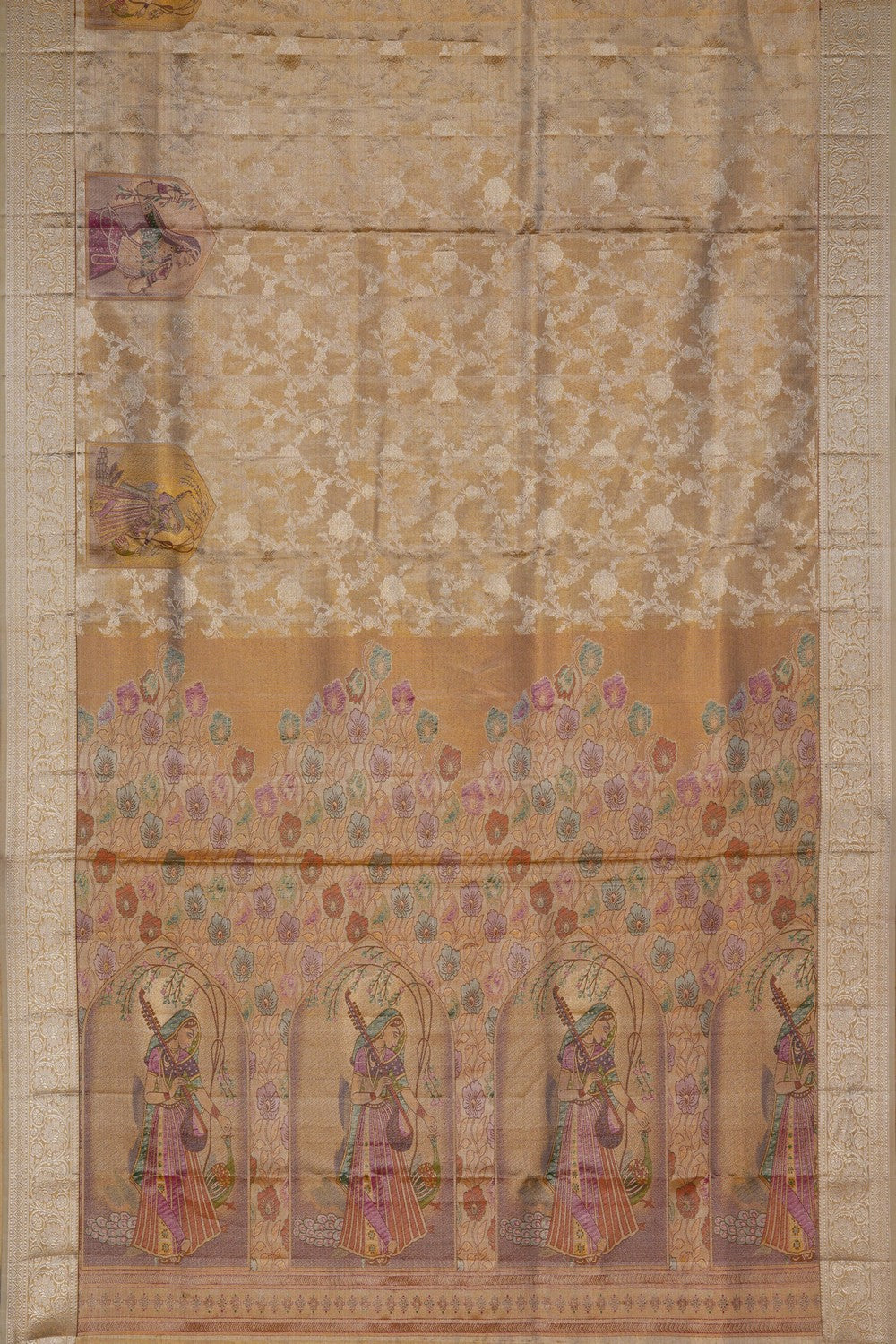 Image of Tissue Brocade Kanjivaram Silk Saree
