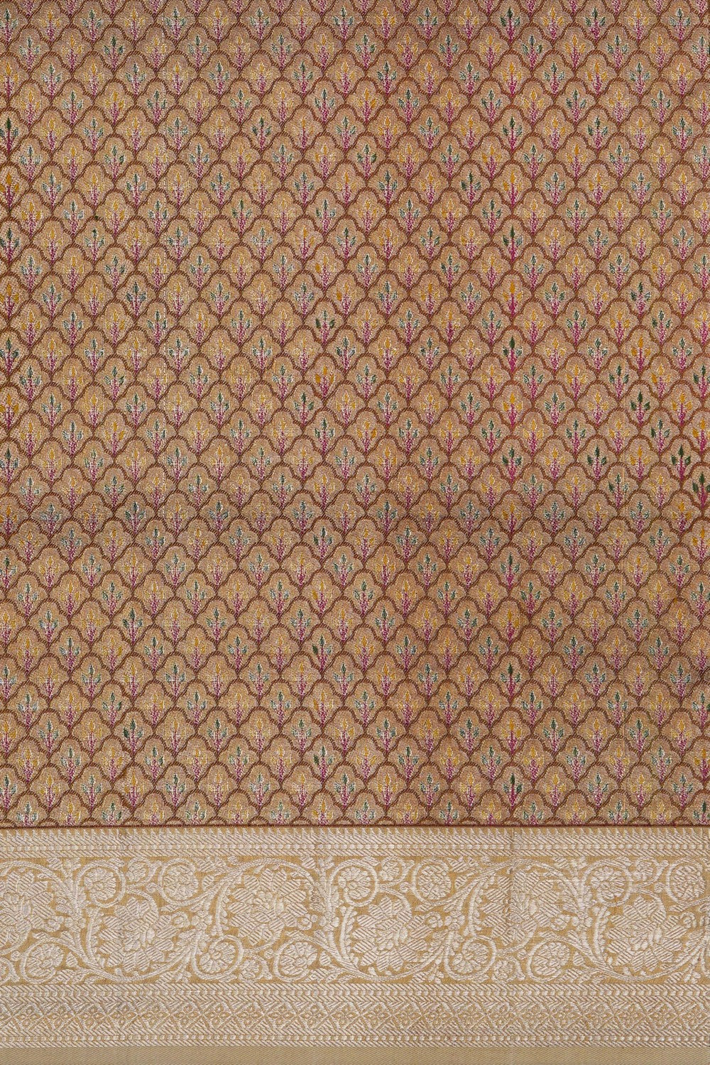 Image of Tissue Brocade Kanjivaram Silk Saree