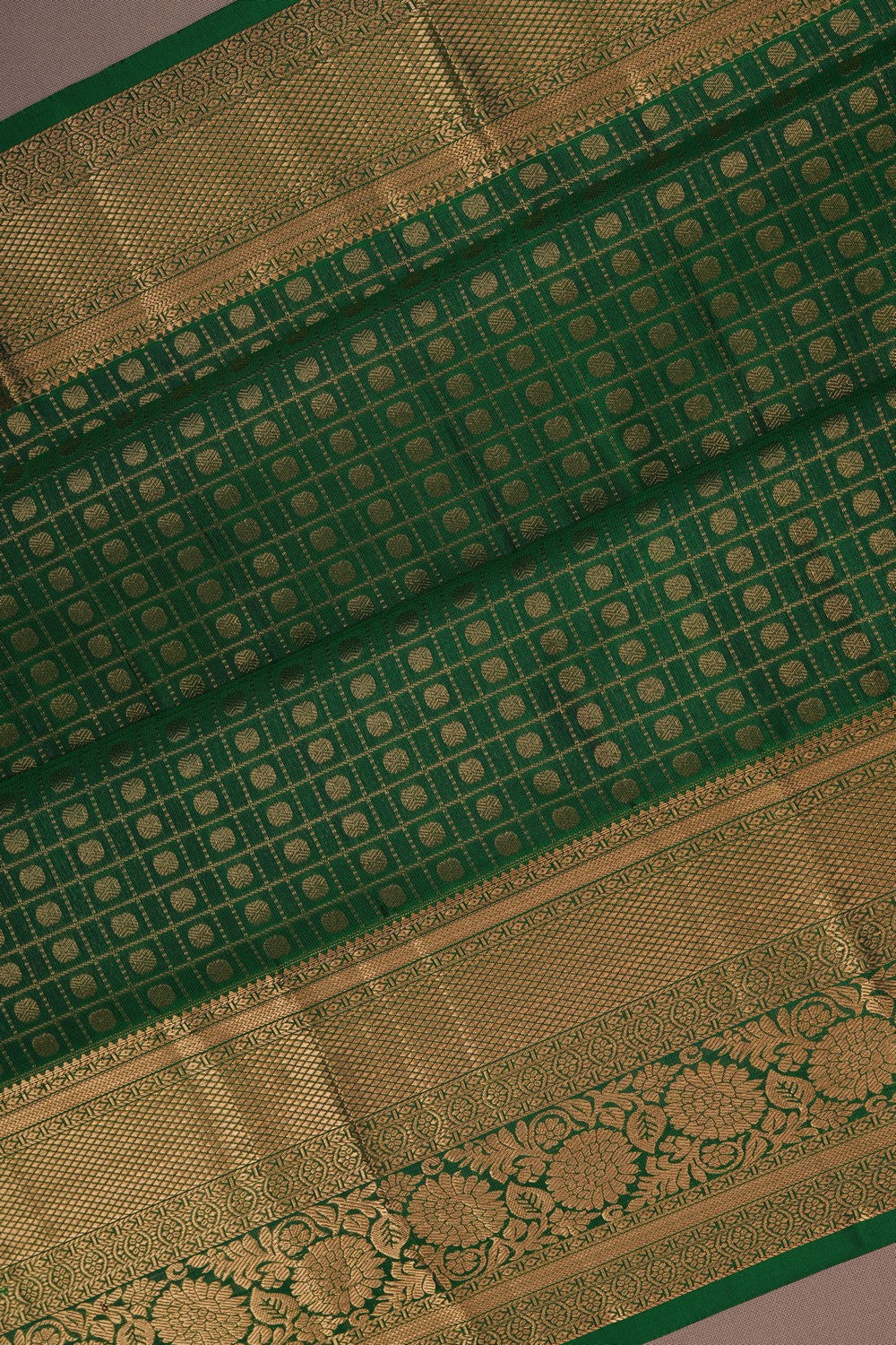 Image of South Silk Green Saree