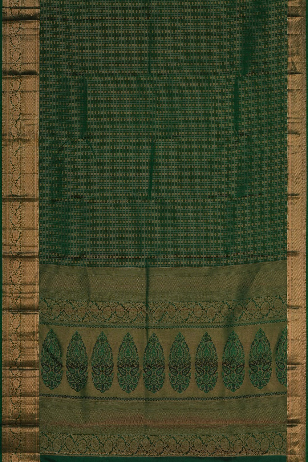 Image of South Silk Green Saree