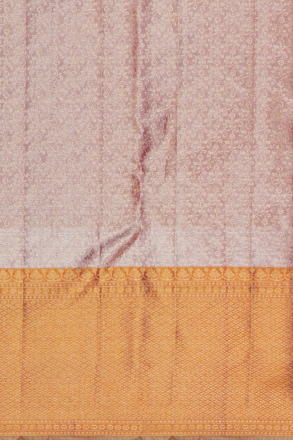 Image of Green Tissue Brocade Kanjivaram Silk Saree