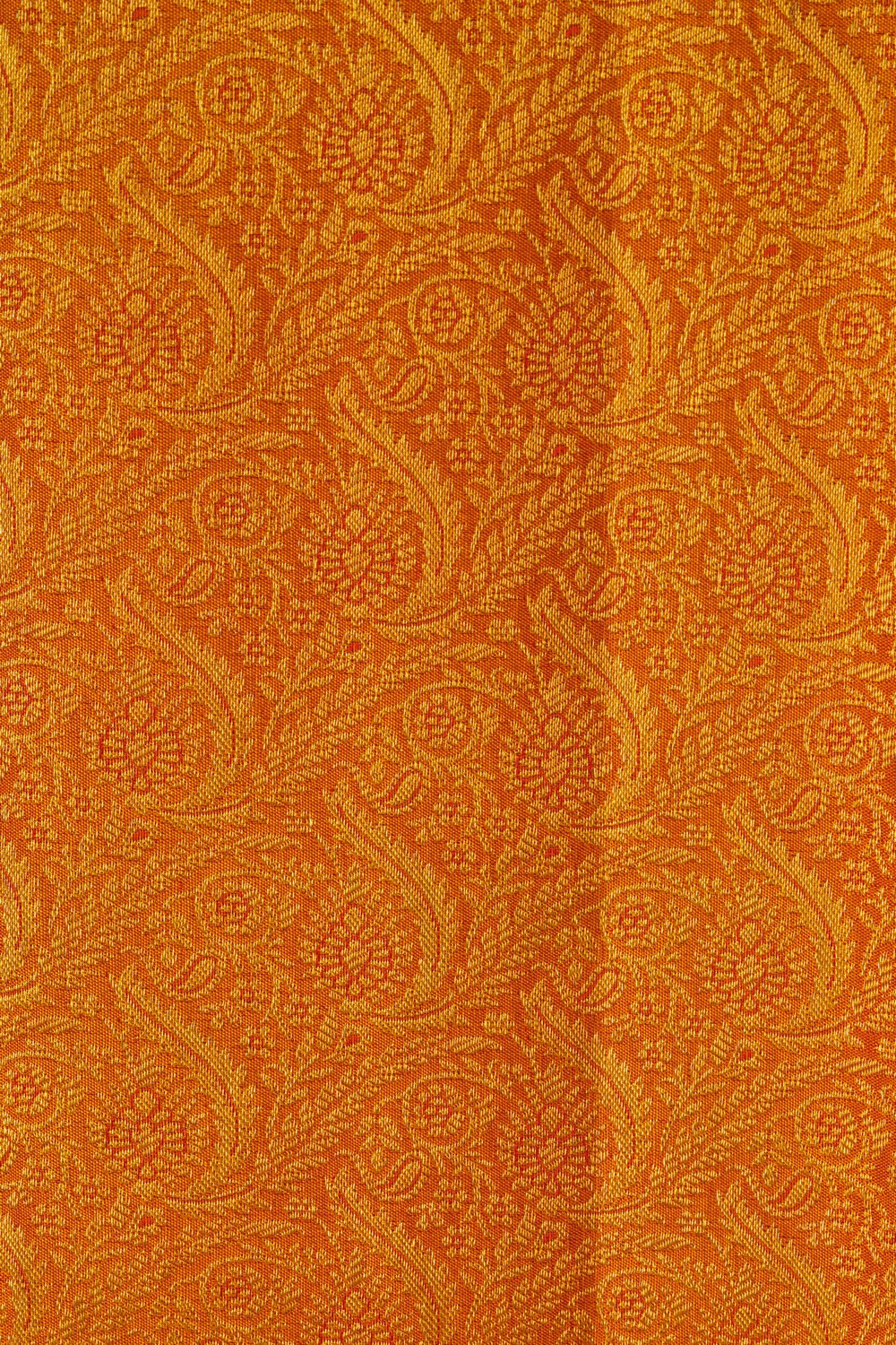 Image of Kanjivaram Silk Tissue Brocade Saree