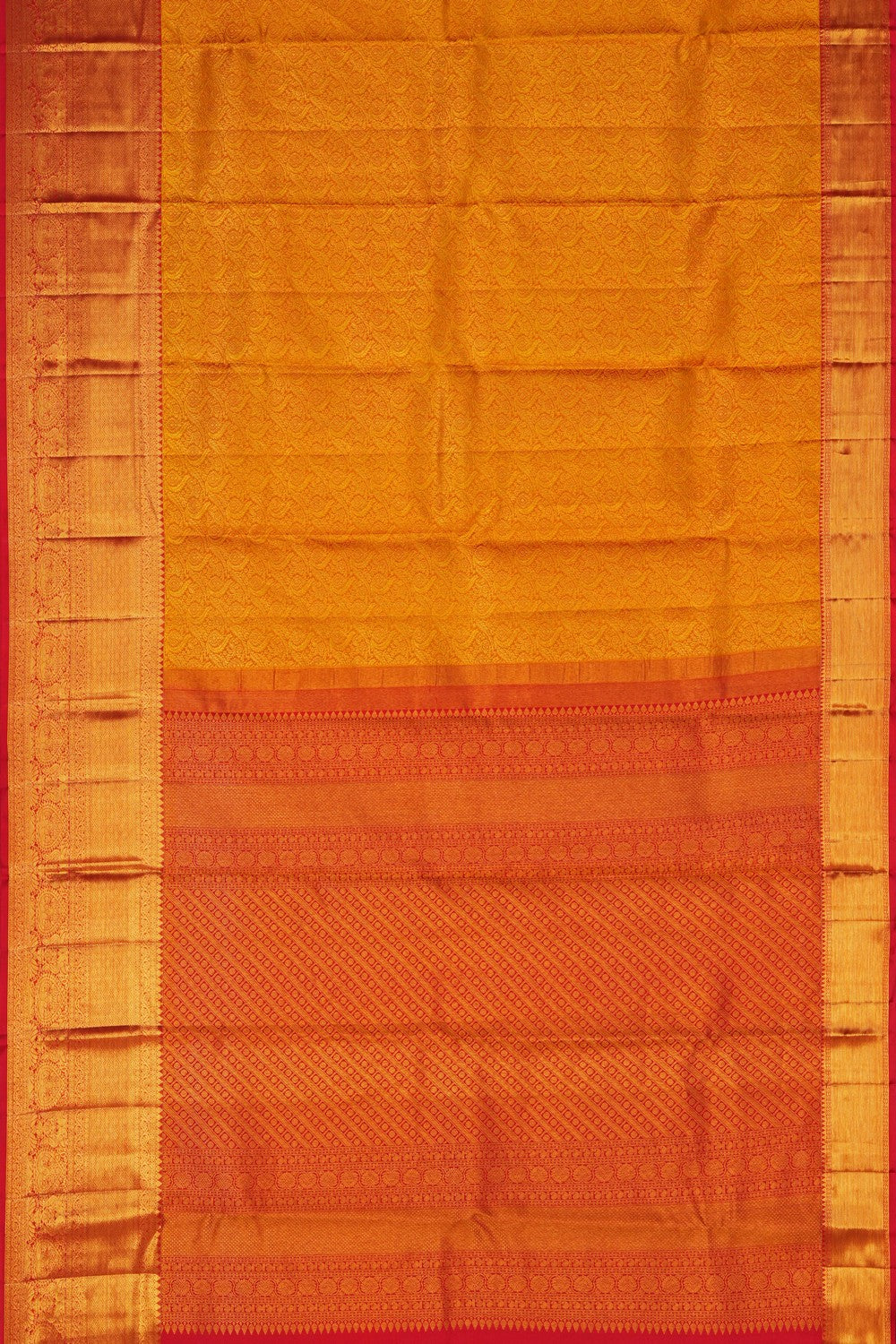 Image of Kanjivaram Silk Tissue Brocade Saree