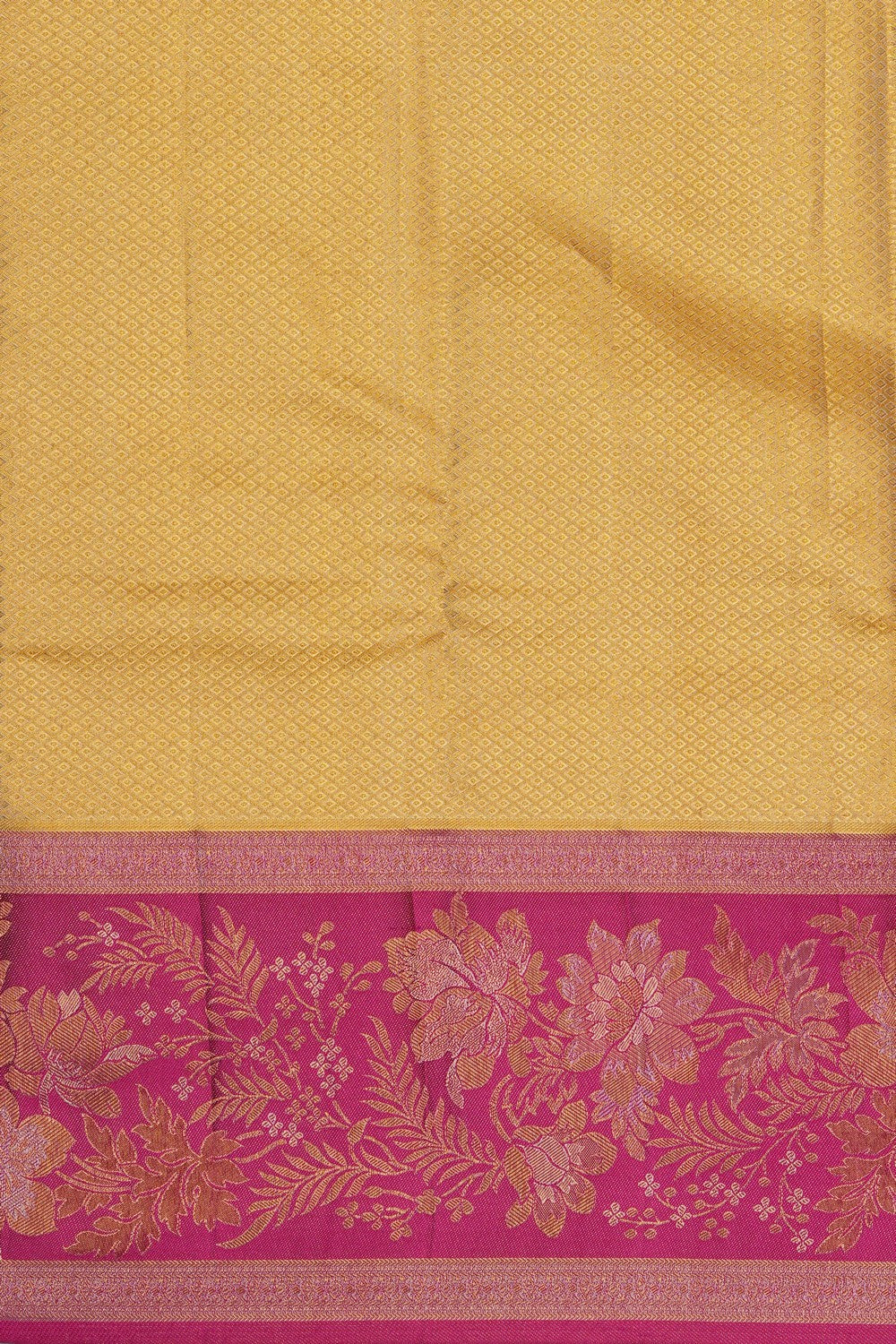 Image of Kanjivaram Silk Tissue Brocade Saree