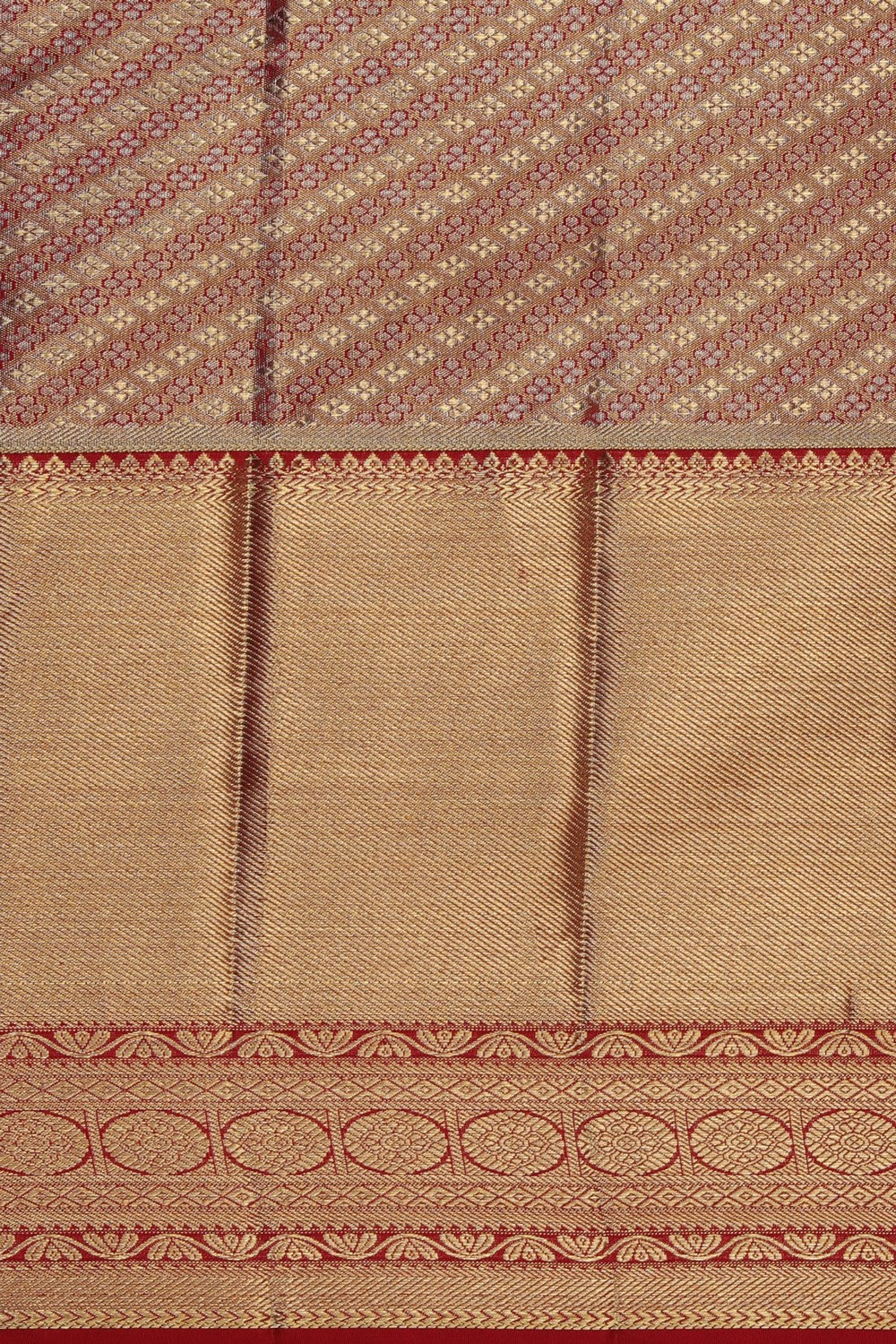 Image of Kanchi Pattu Pavadai Unstitched Set