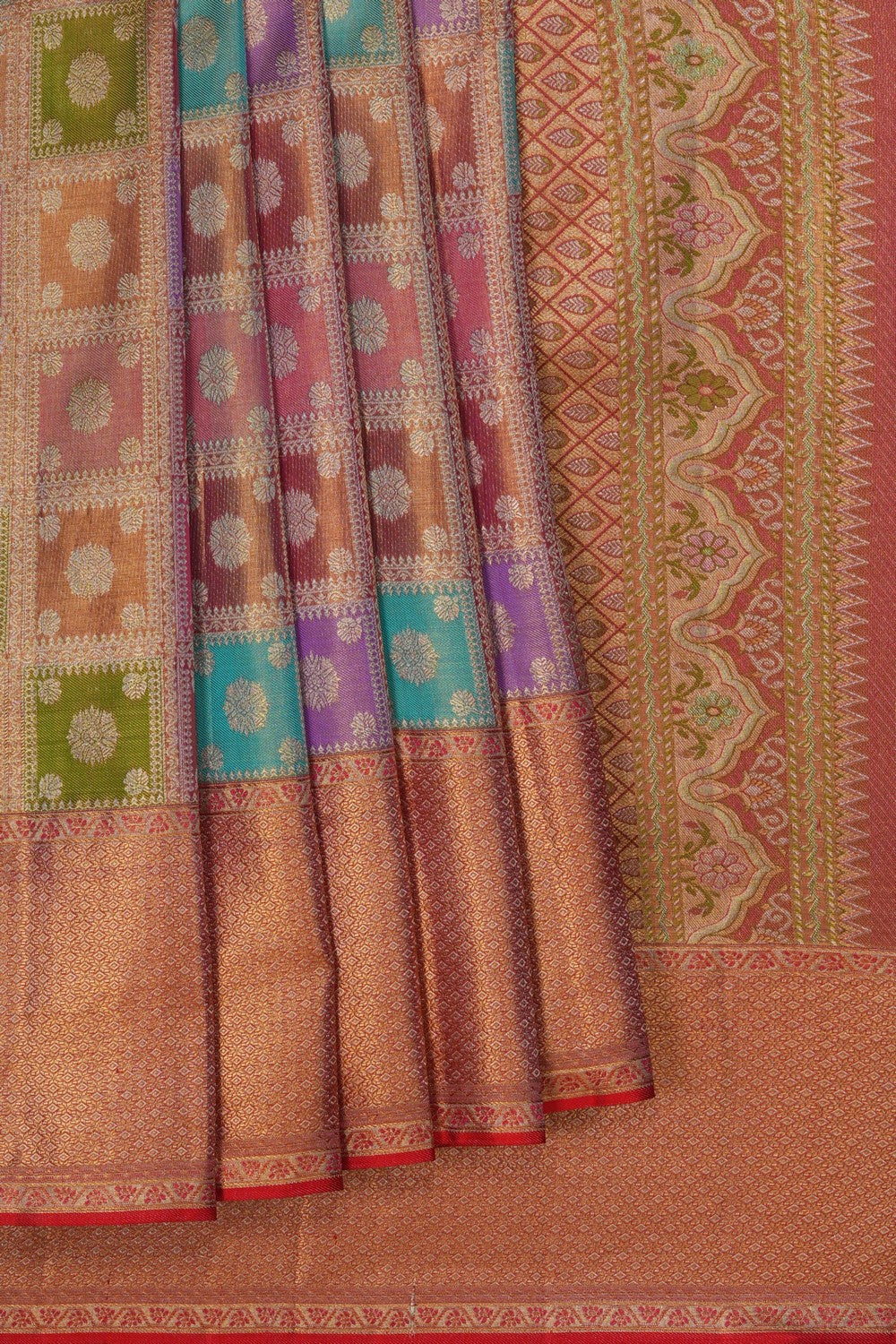 Image of A Rangkat Brocade Kanjivaram Silk Saree
