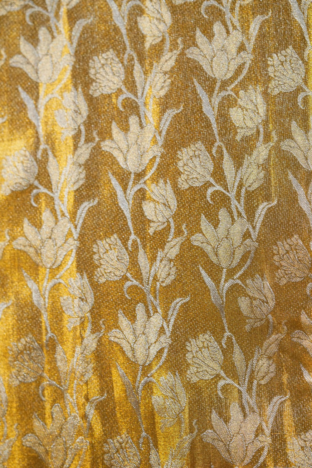 Image of Kanjivaram Silk Tissue Brocade Saree