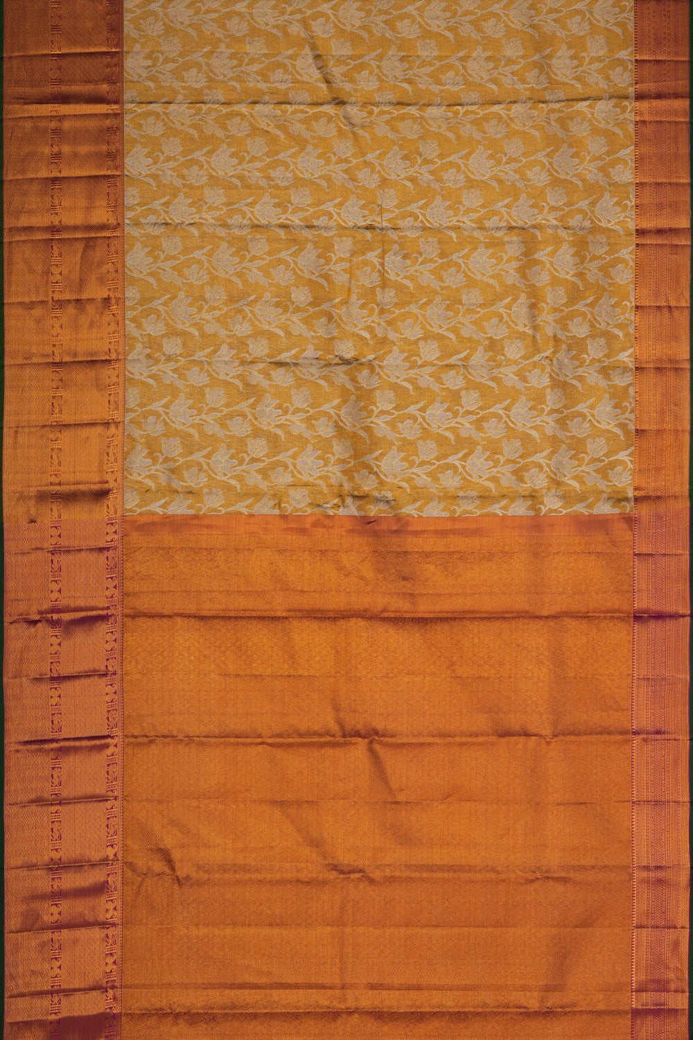 Image of Kanjivaram Silk Tissue Brocade Saree