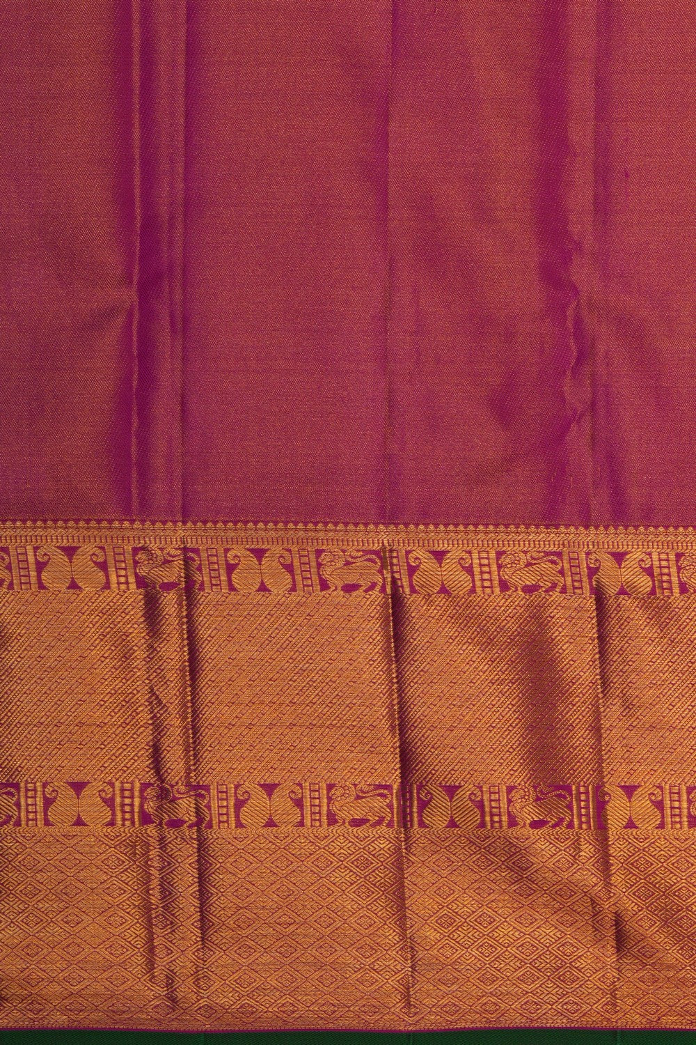 Image of Kanjivaram Silk Tissue Brocade Saree