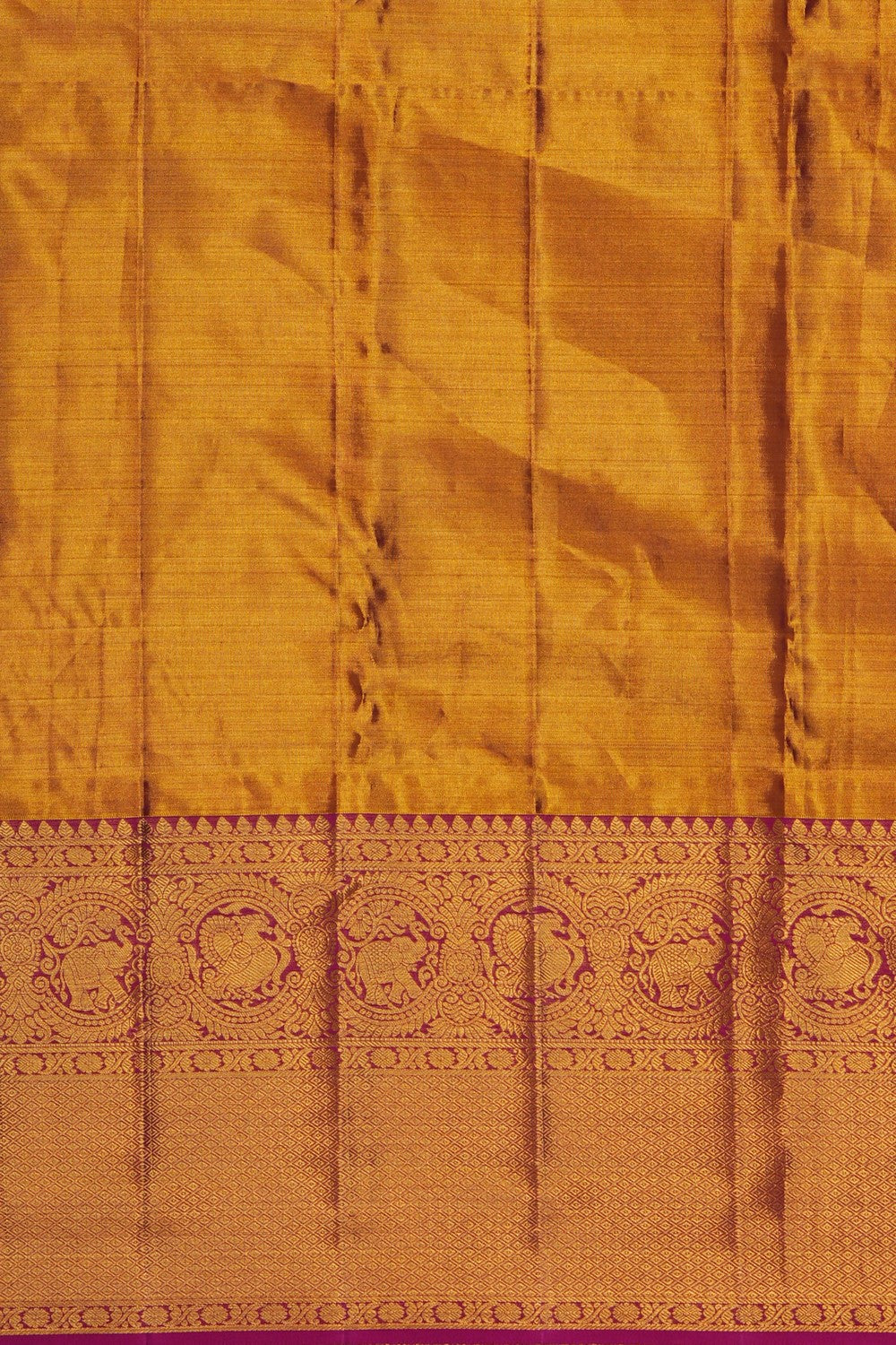 Image of A Blue Tissue Brocade Kanjivaram Silk Saree