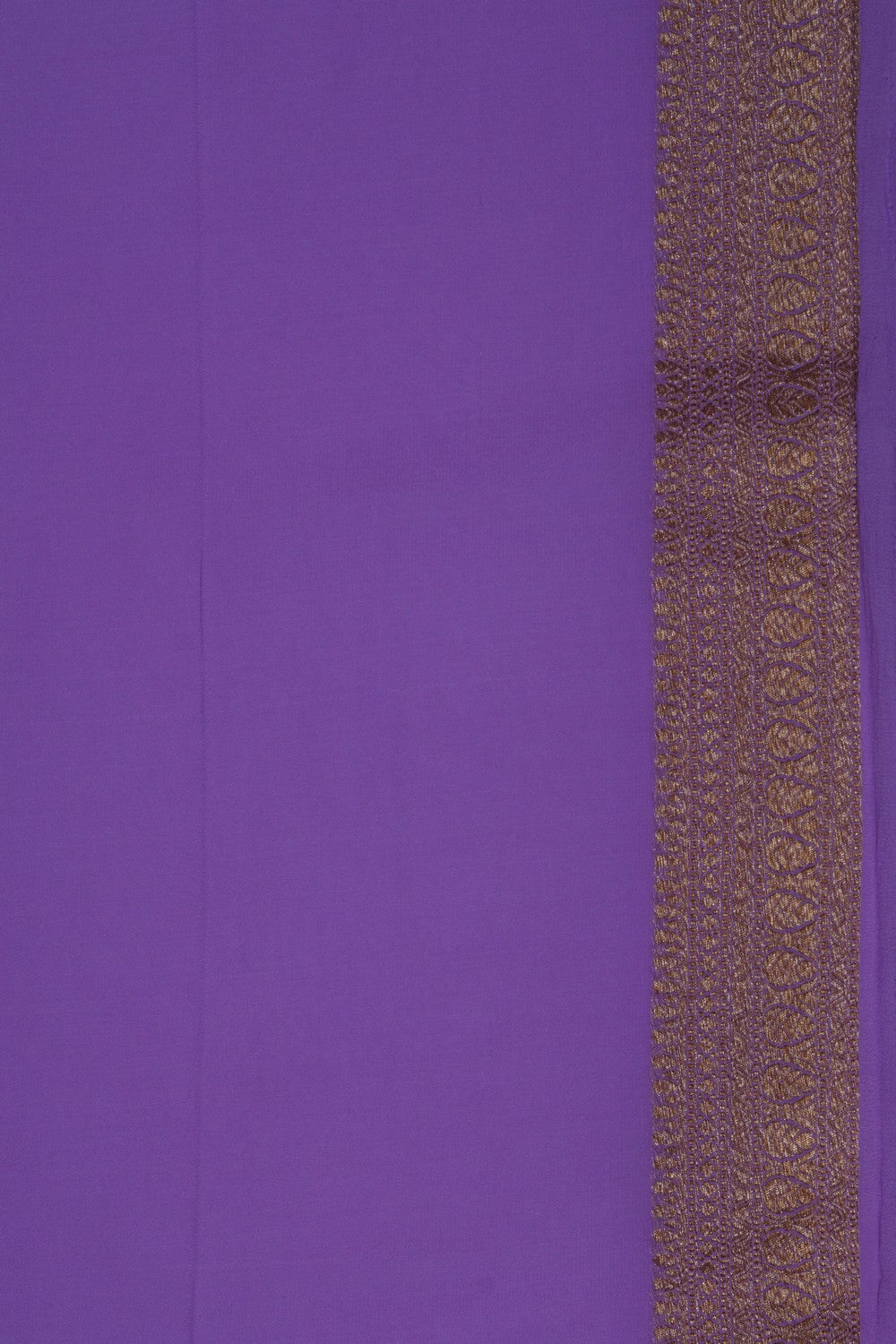Image of Banarasi Georgette Purple Saree