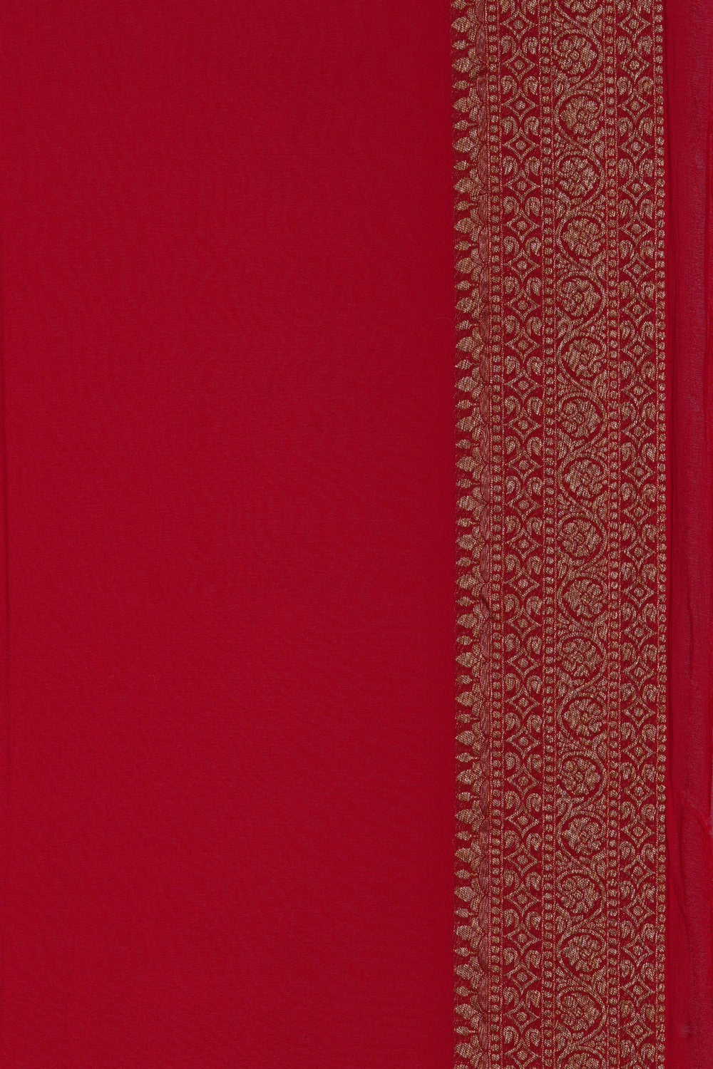 Image of Banarasi Georgette Red Saree
