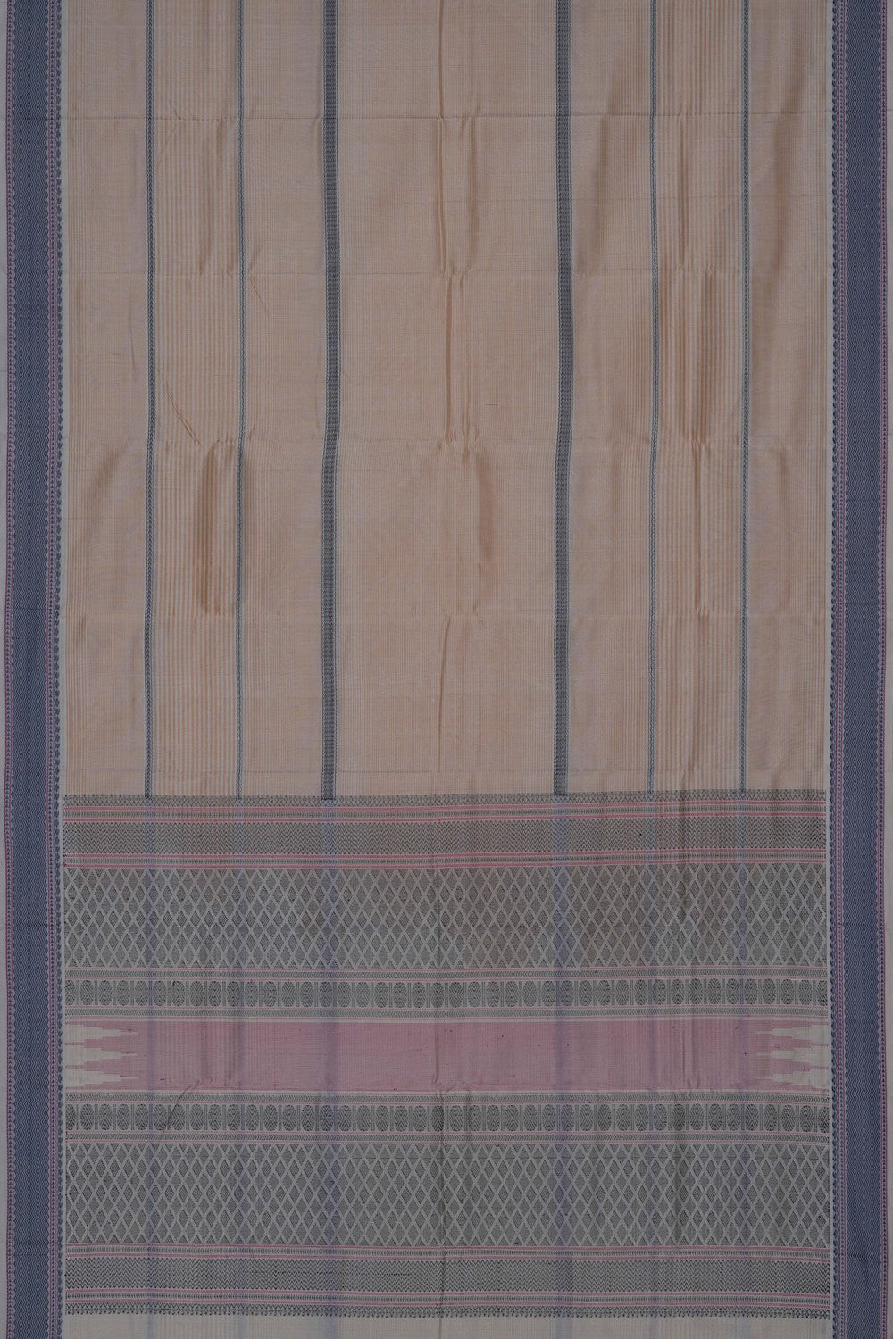 Image of South Silk Cotton Beige Saree