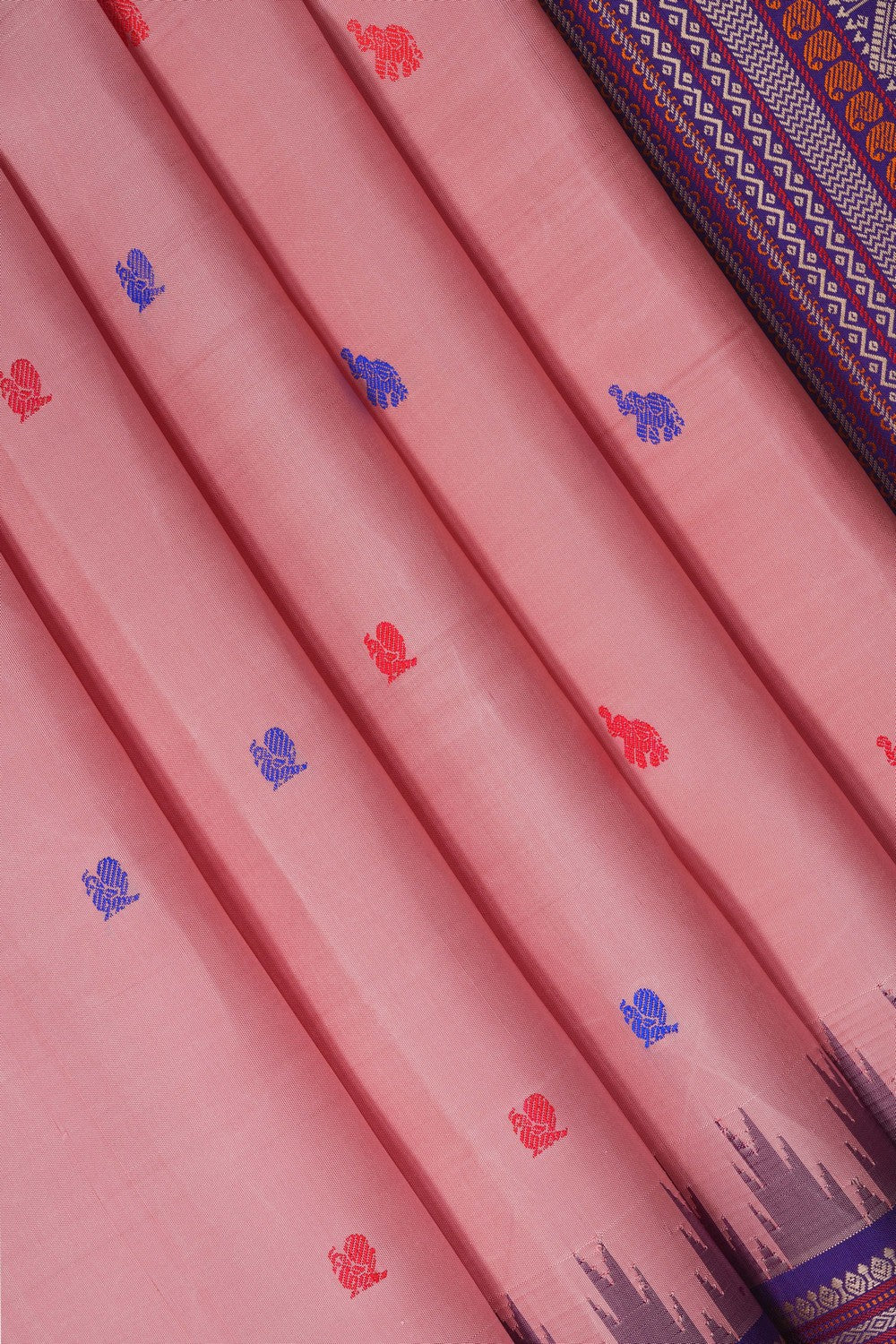 Image of Pink South Silk Saree