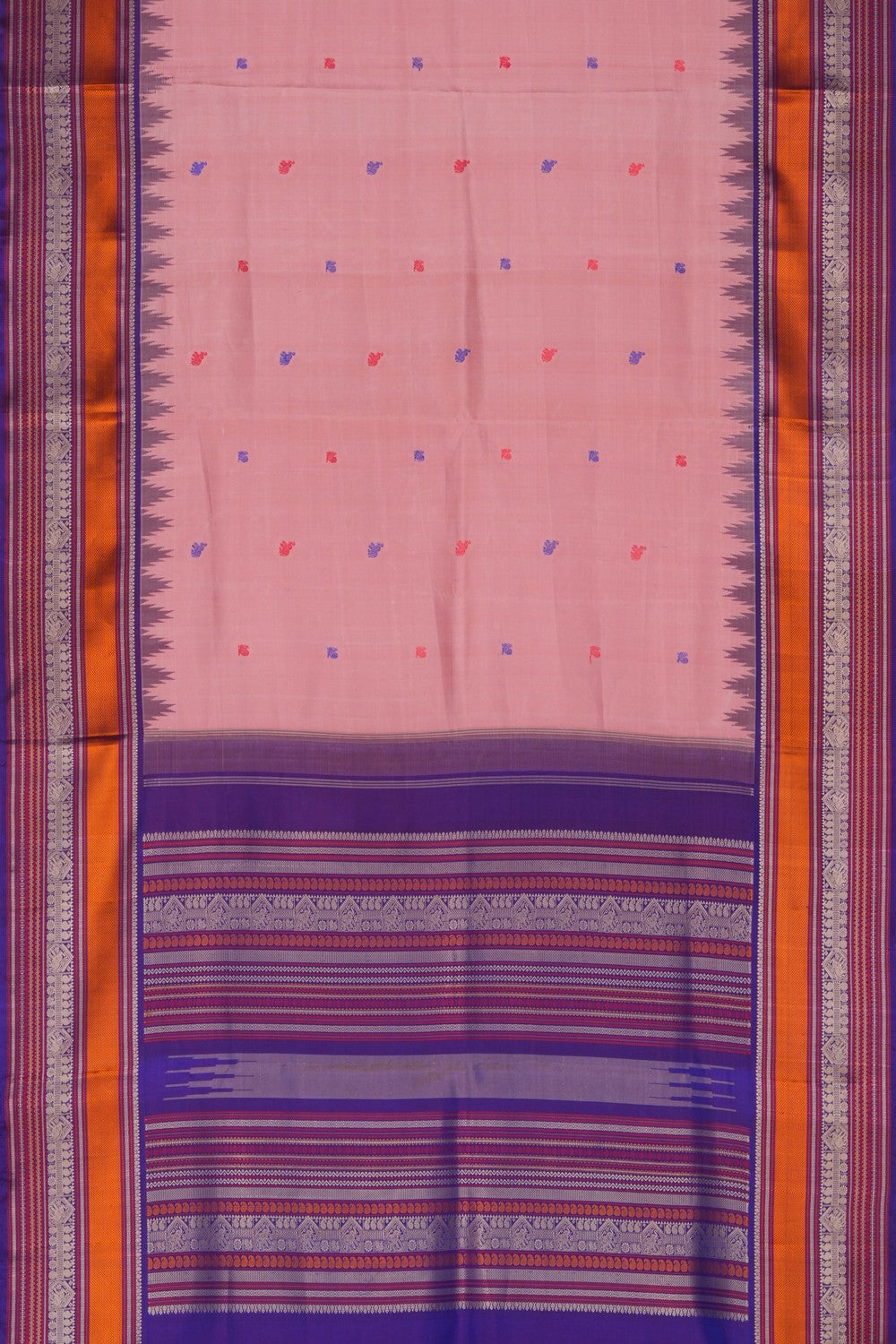 Image of Pink South Silk Saree