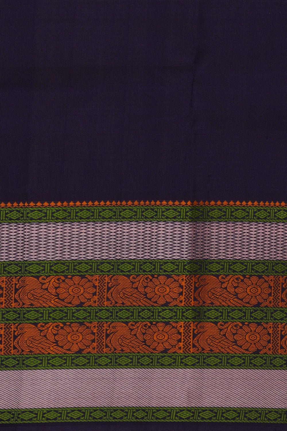 Image of South Silk Off-White Saree