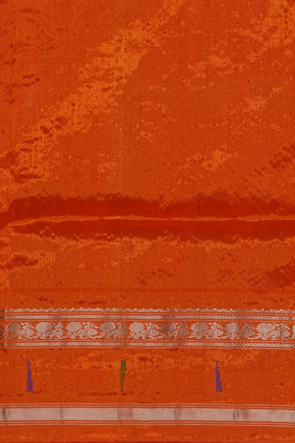 Image of Gadwal Silk Blue Saree