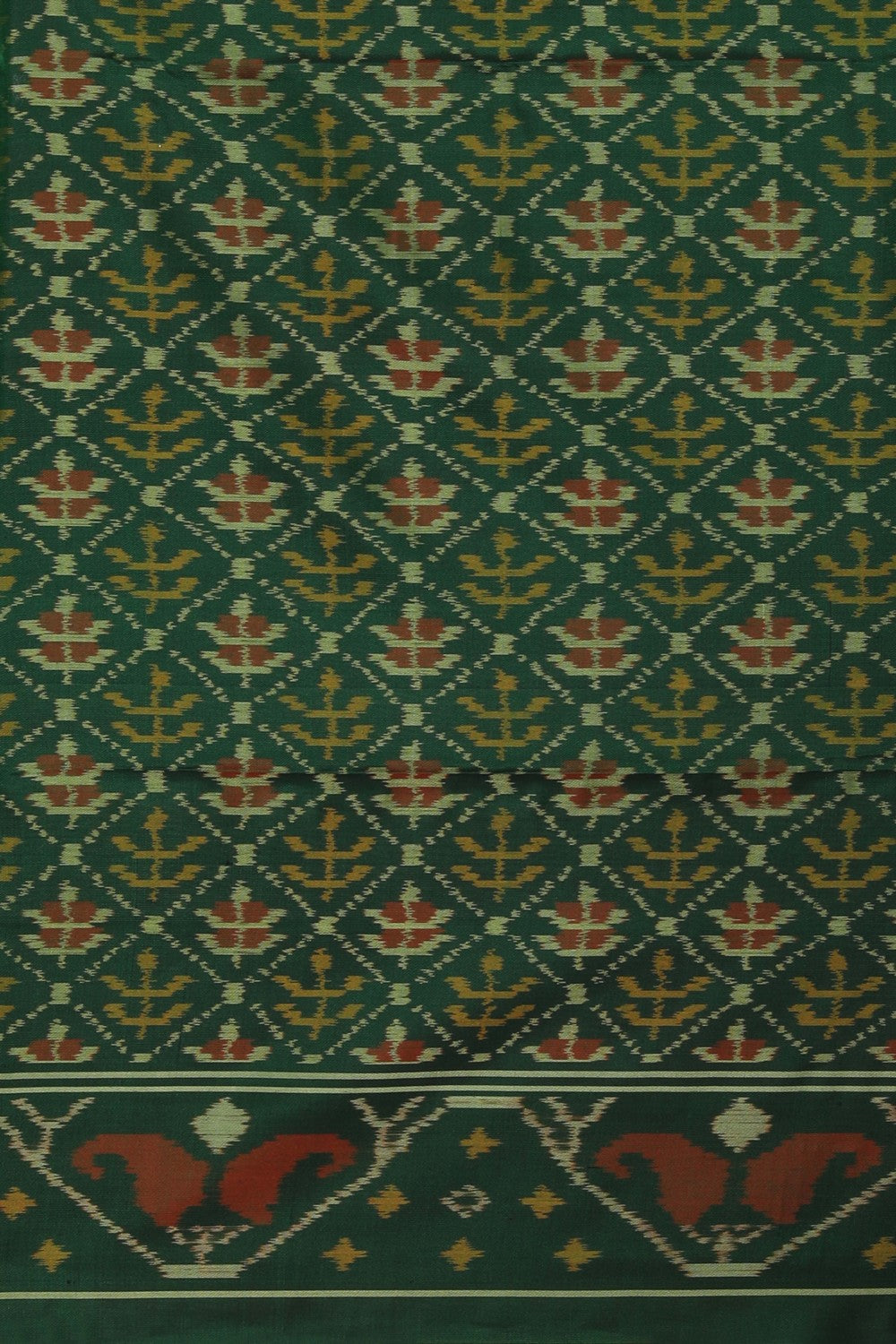 Image of Rajkot Patola Silk Unstitched Suit With Dupatta (3 Pcs Set)