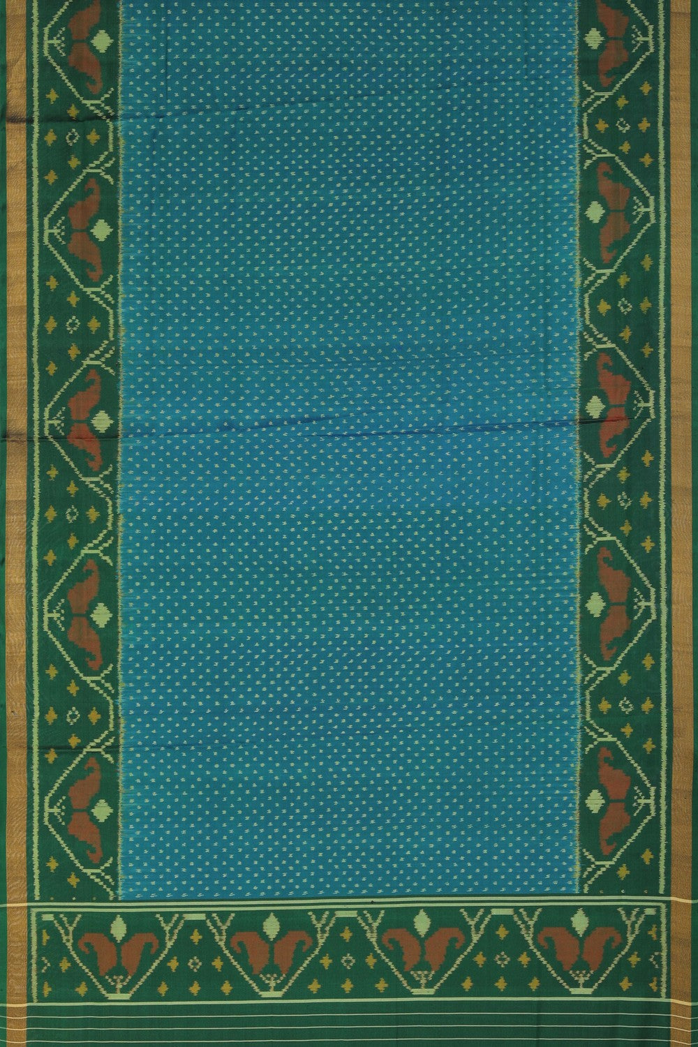 Image of Rajkot Patola Silk Unstitched Suit With Dupatta (3 Pcs Set)