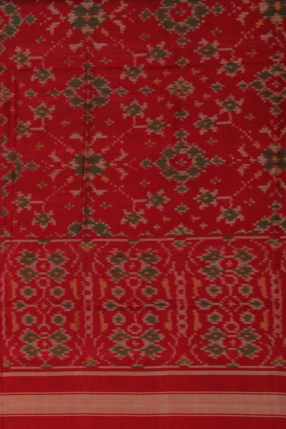 Image of Rajkot Silk Red Dupatta