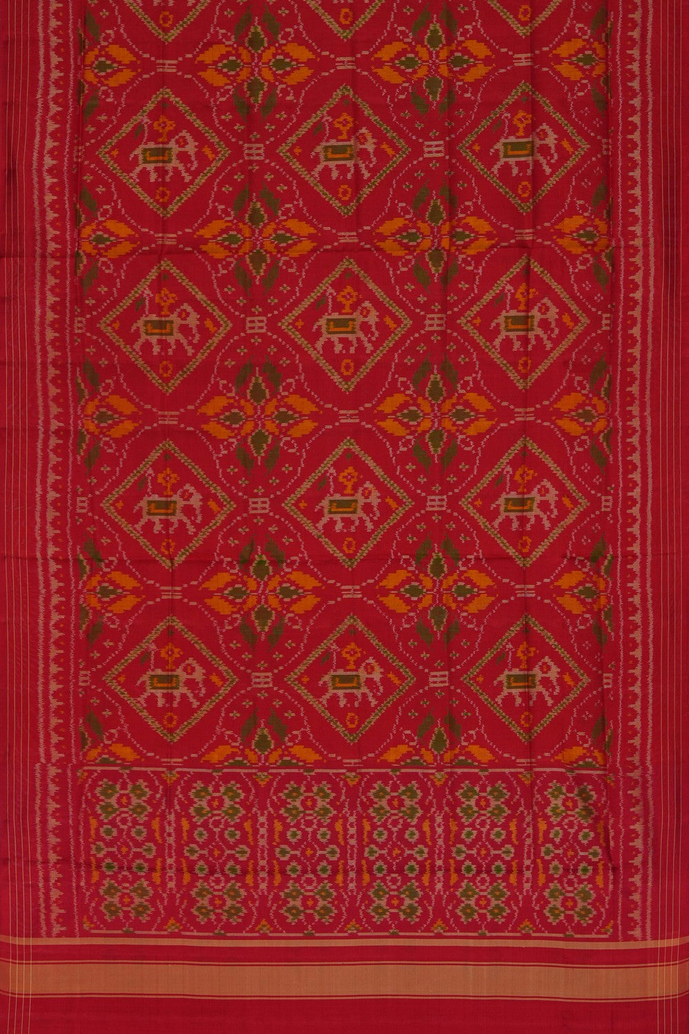 Image of Rajkot Silk Pink Dupatta