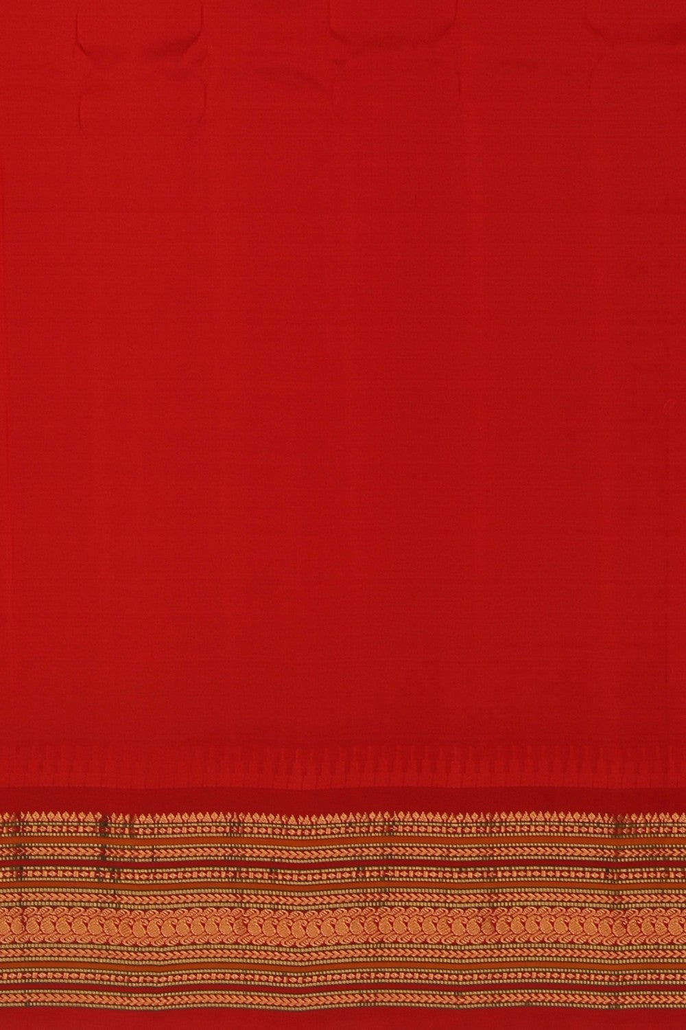Image of Gadwal Silk Sea-Green Saree