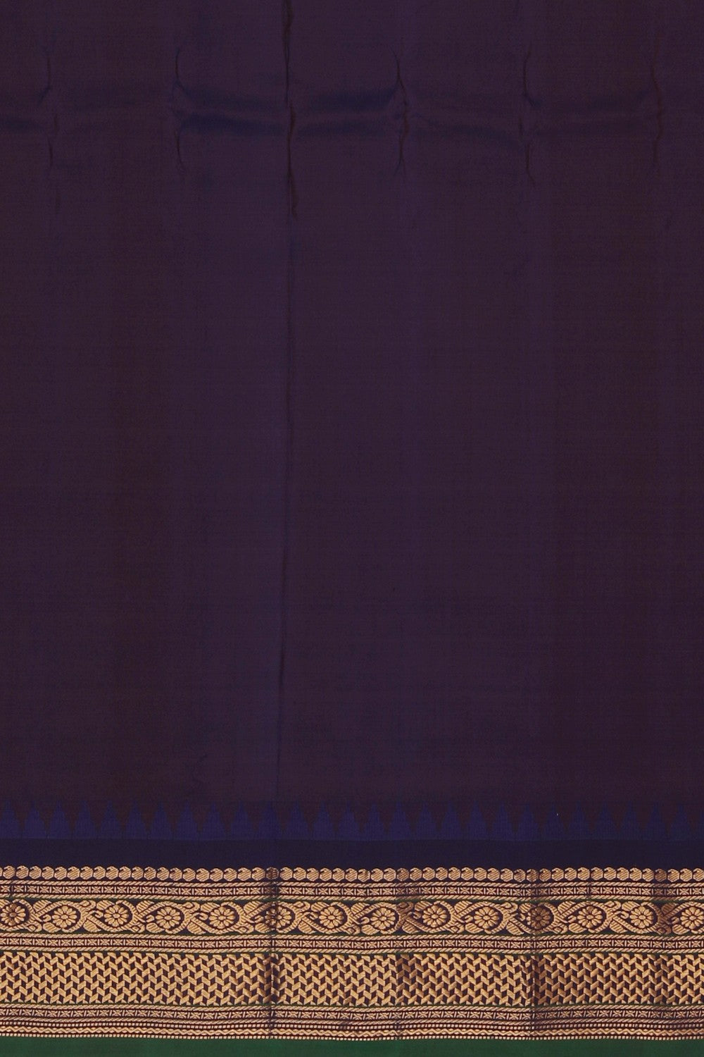 Image of Gadwal Silk Orange Saree