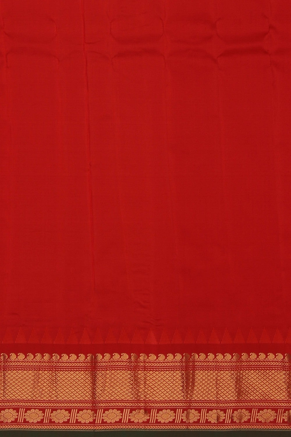 Image of Gadwal Silk Green Saree