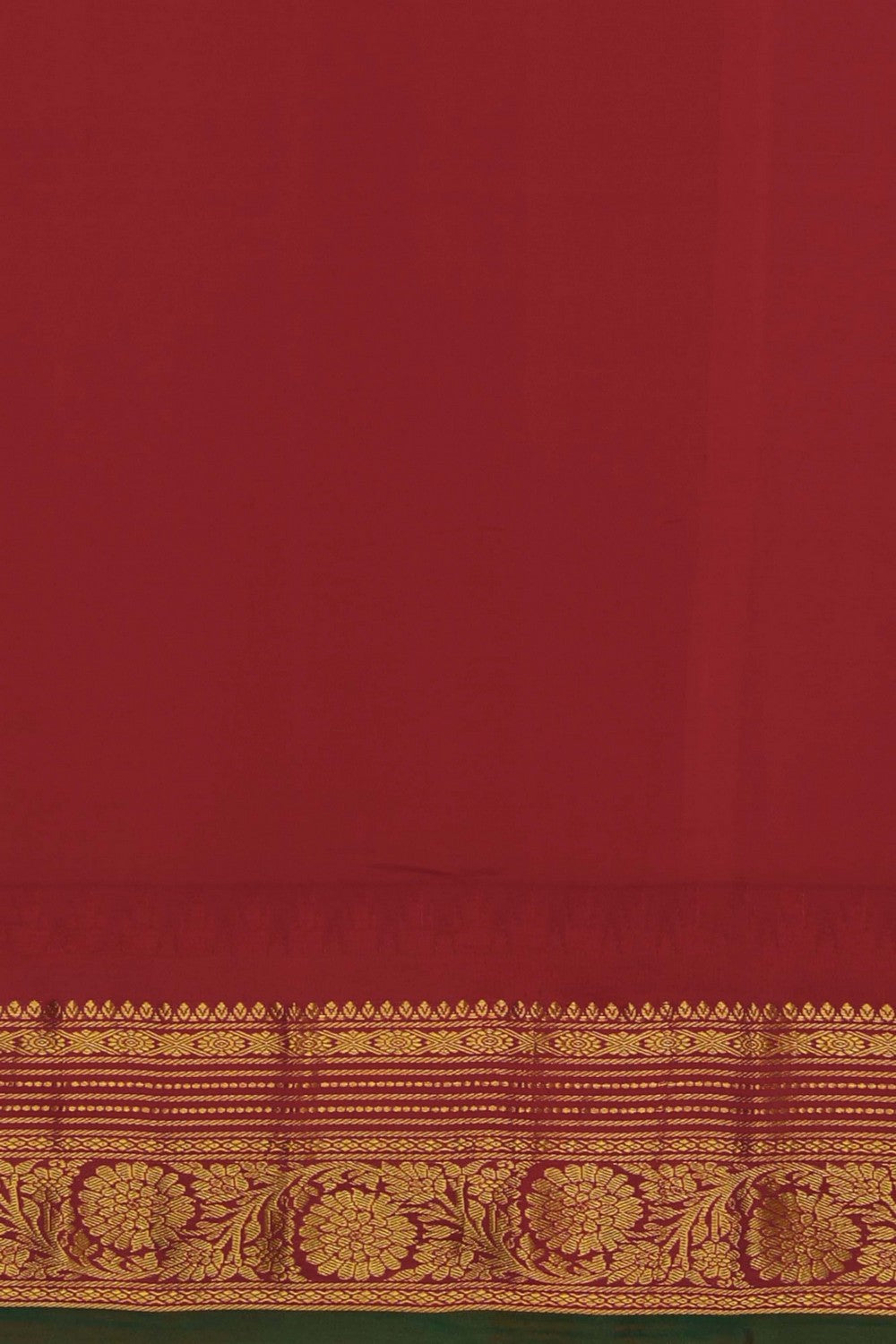 Image of Gadwal Silk Black Saree