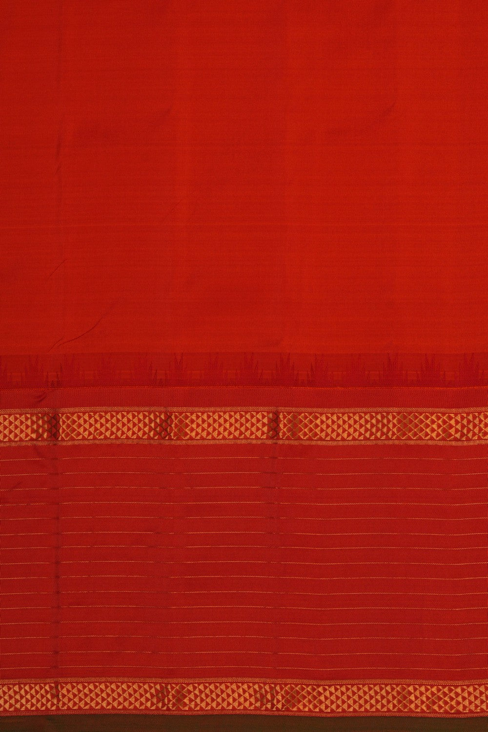 Image of Gadwal Silk Purple Saree
