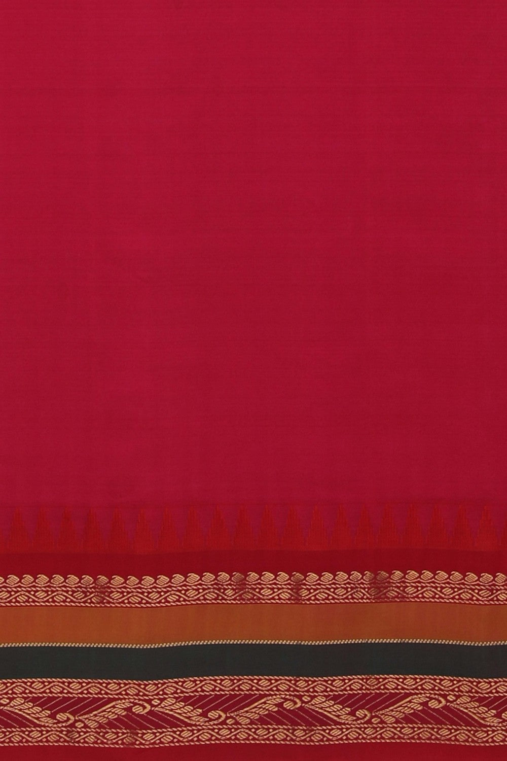 Image of Gadwal Silk Blue Saree