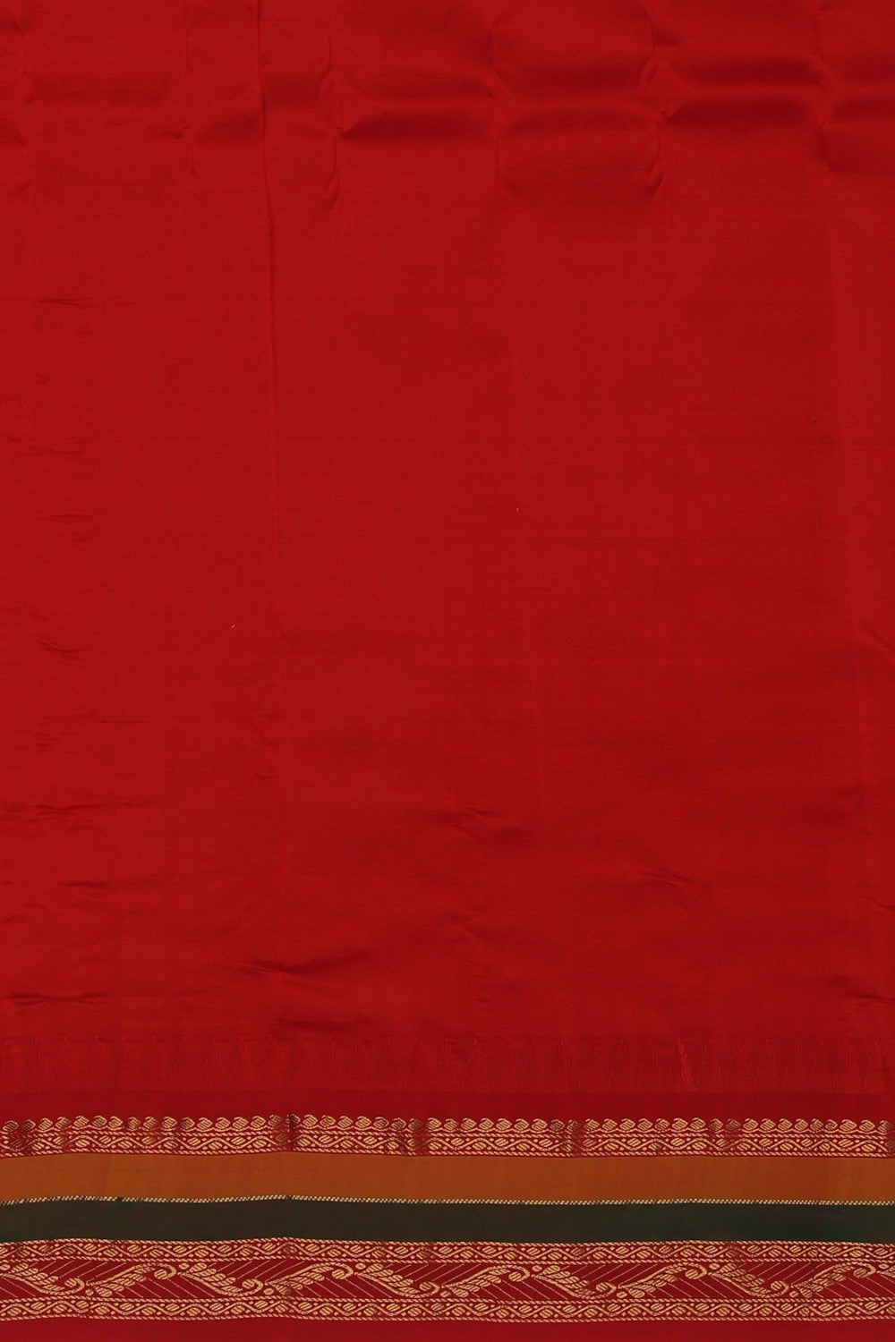 Image of Gadwal Silk Peach Saree
