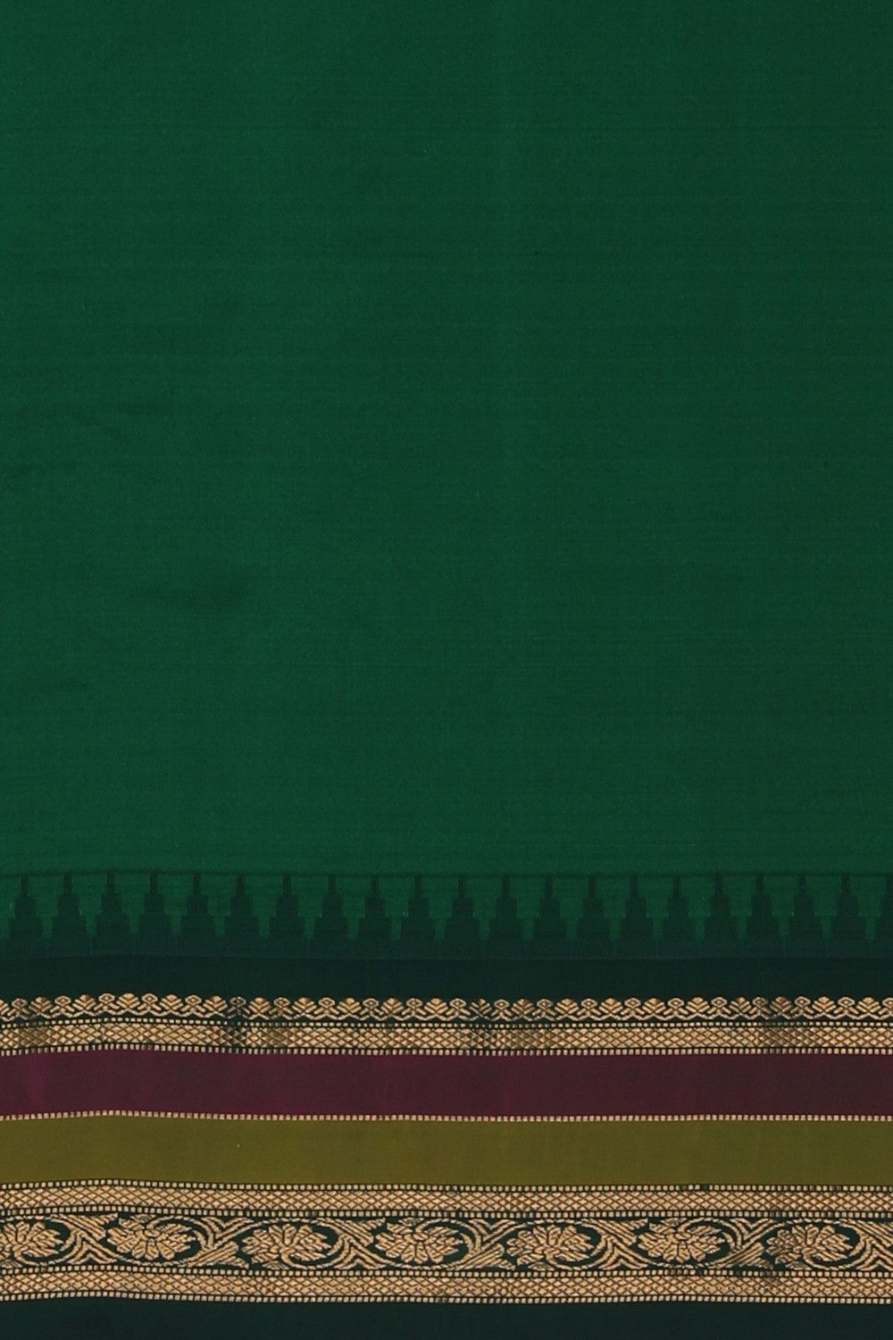 Image of Gadwal Silk Beige Saree