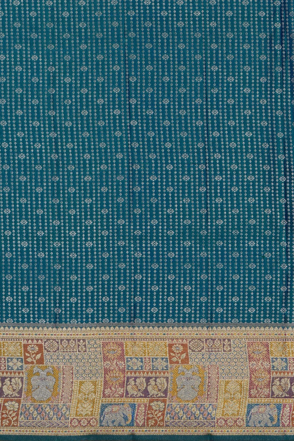 Image of Kanjivaram Silk Tissue Brocade Saree