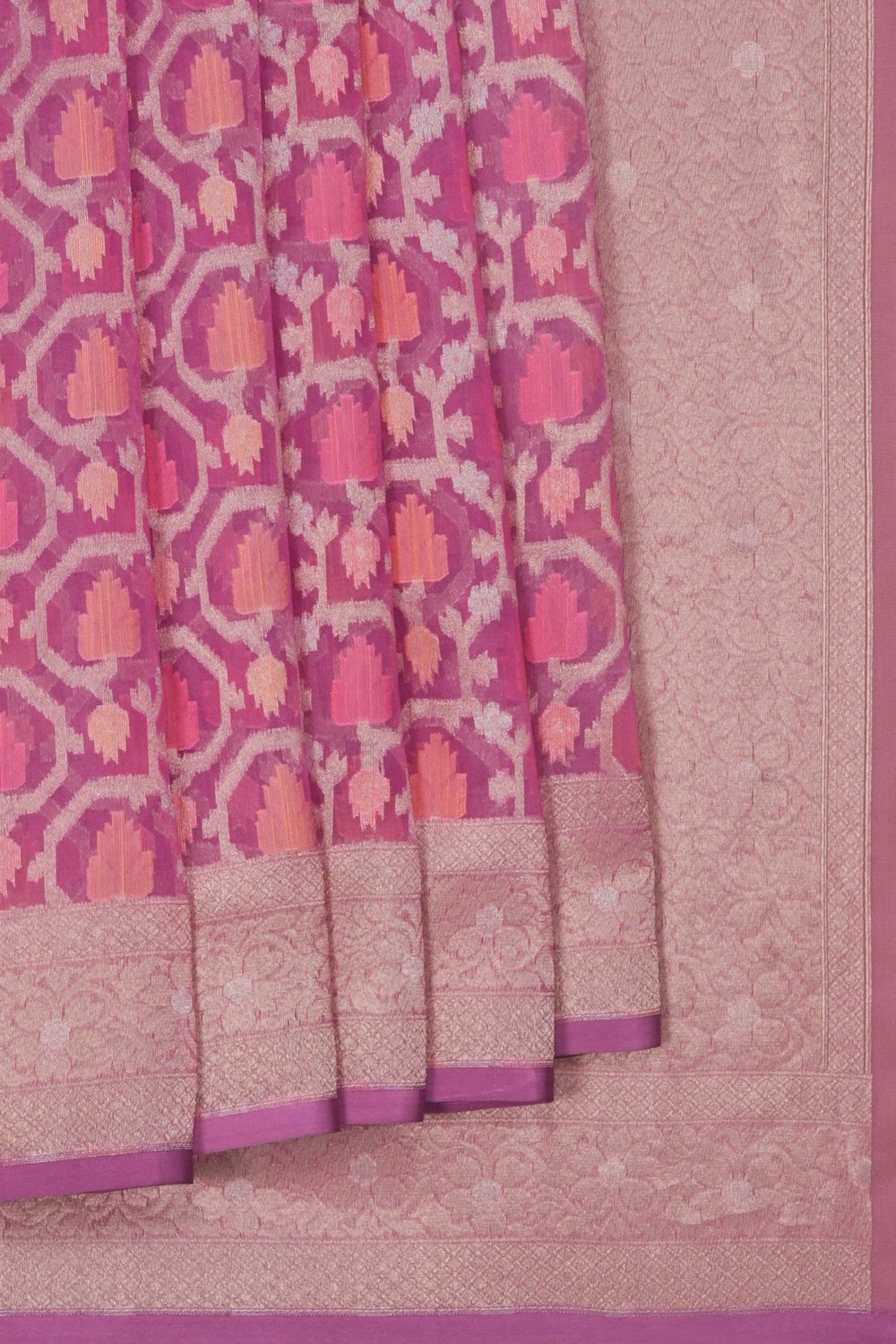 Image of Kora silk enhances its graceful fluidity