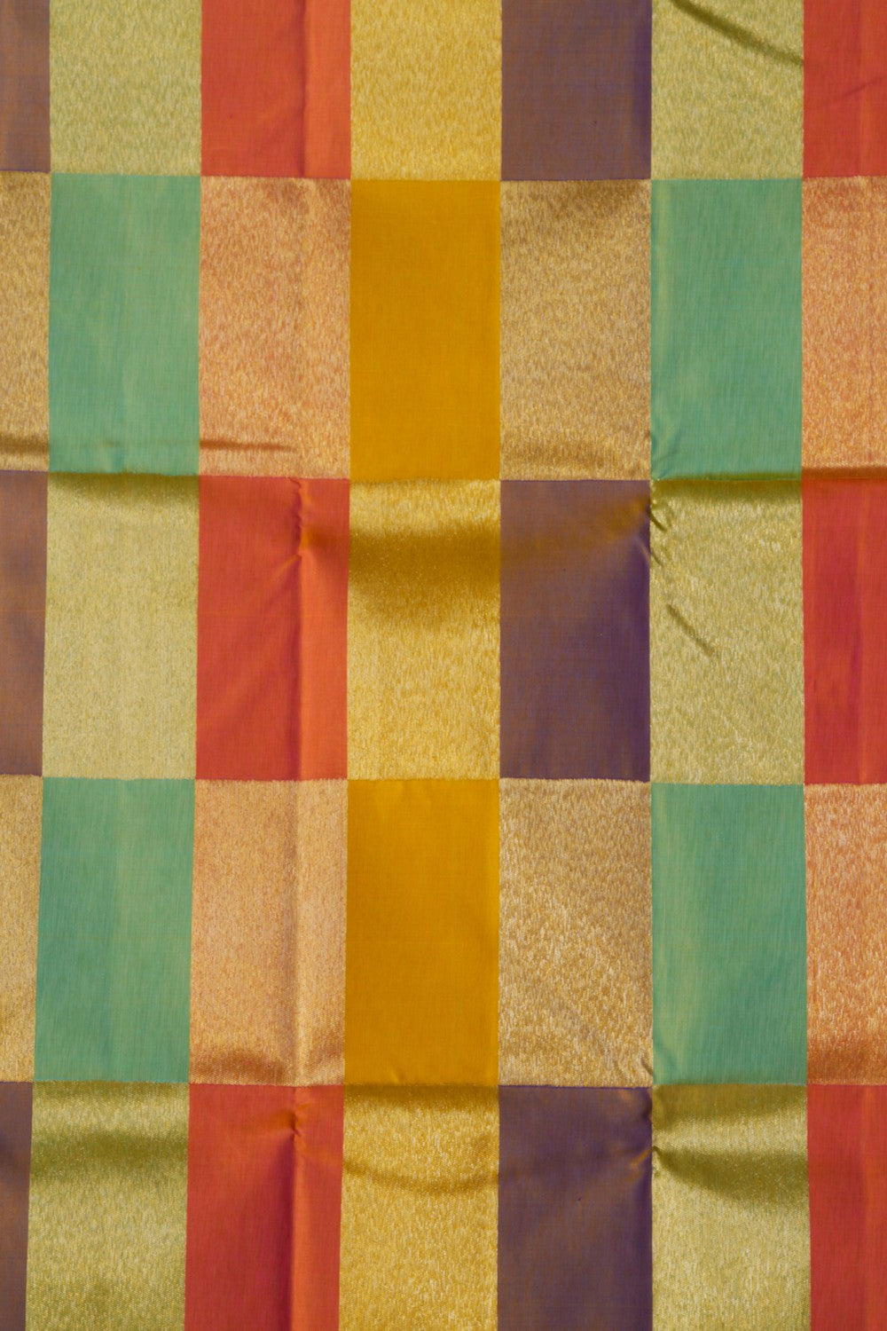 Image of Kanjivaram Silk Multi Colour Saree