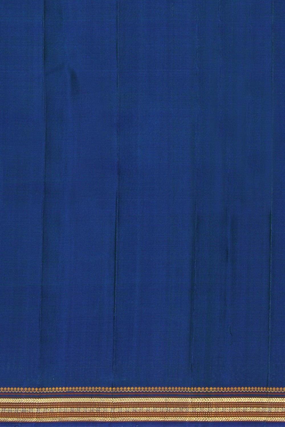 Image of Kanjivaram Silk Blue Saree