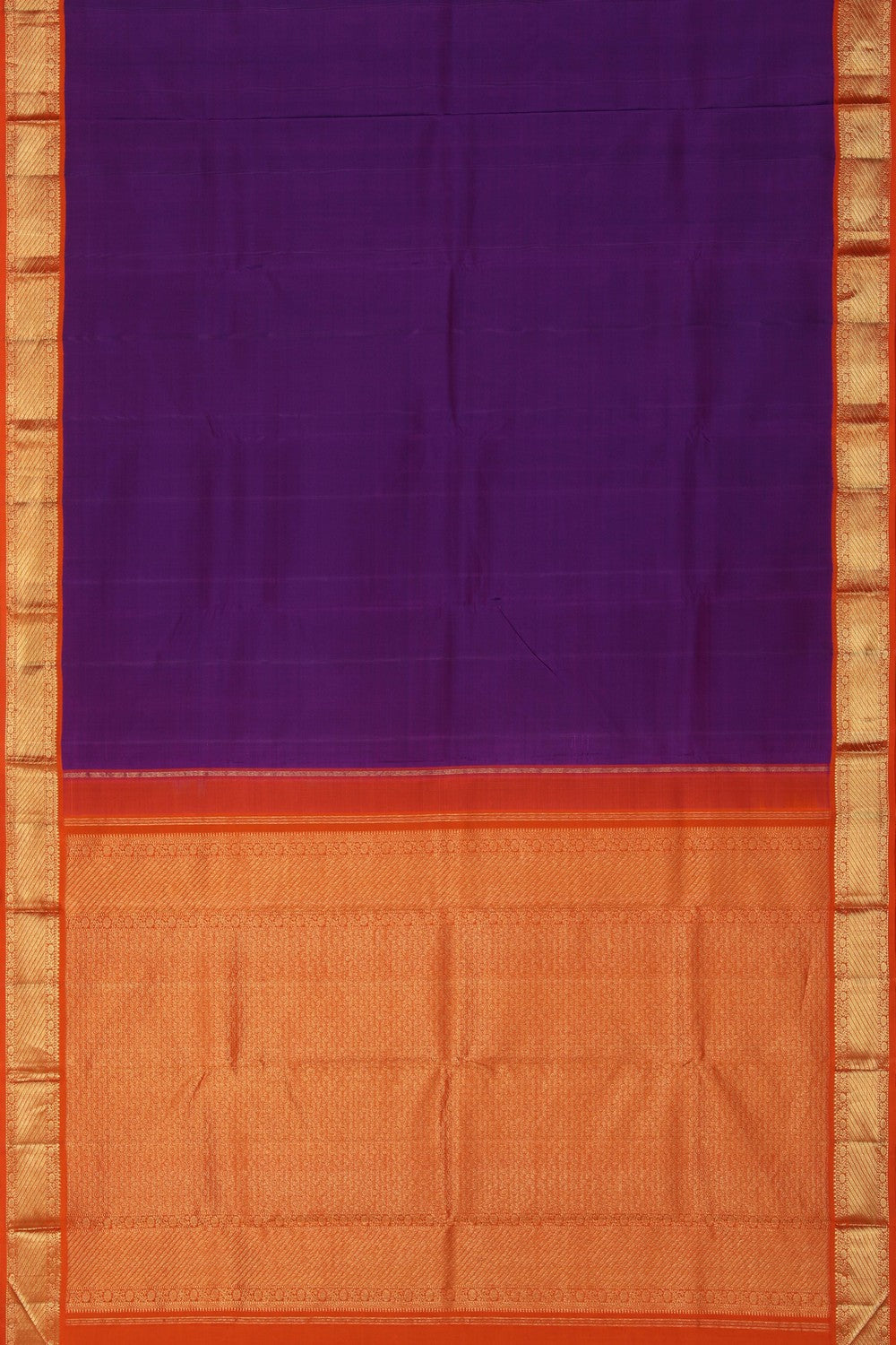 Image of Kanjivaram Silk Purple Saree