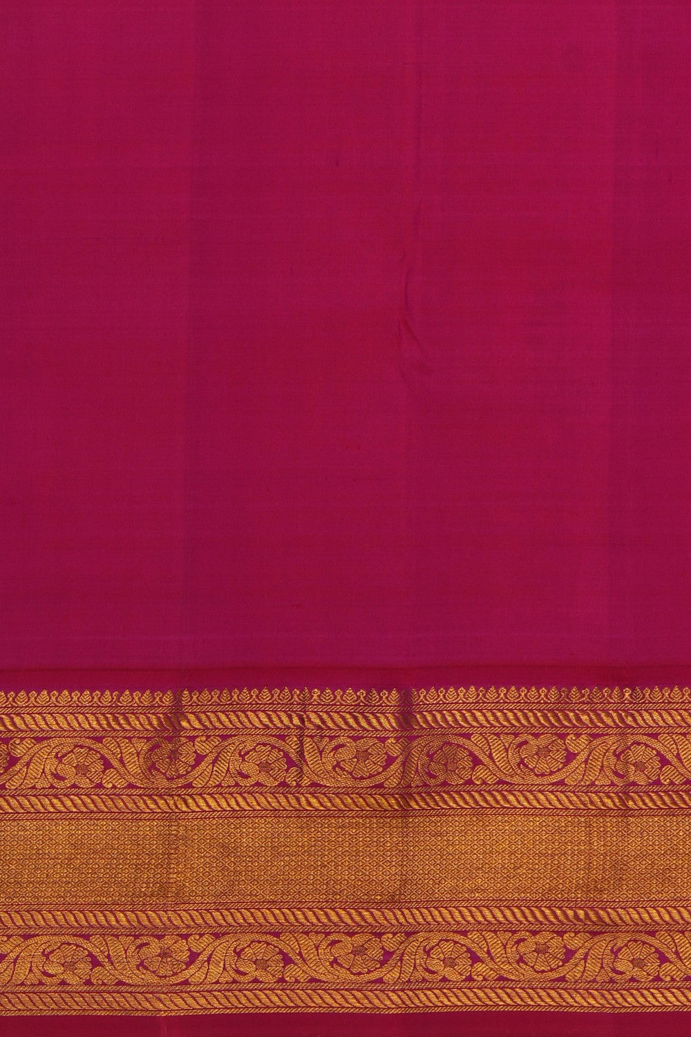 Image of Kanjivaram Silk Bottle Green Saree