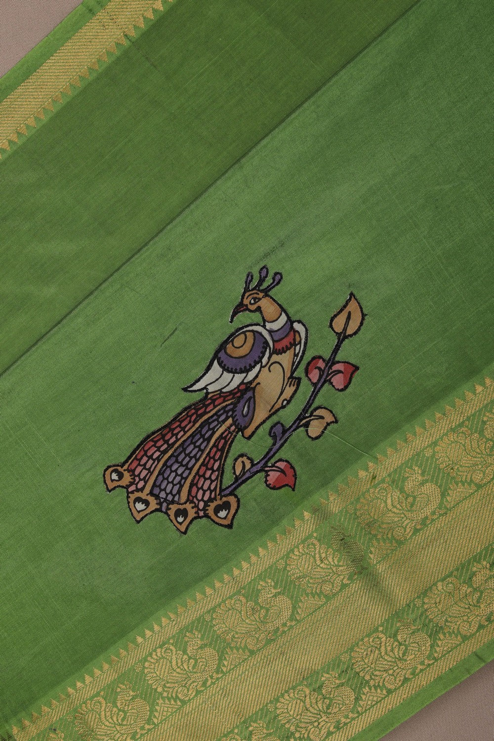 Image of An Appliqué Embroidery Saree