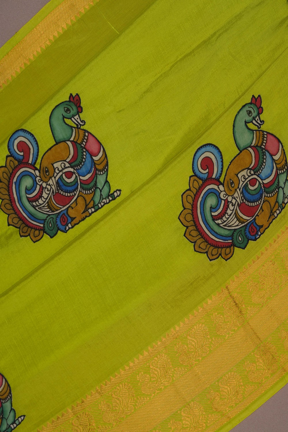 Image of An Appliqué Embroidery Saree