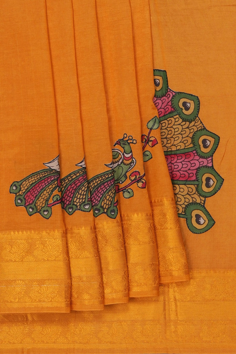 Image of An Appliqué Embroidery Saree