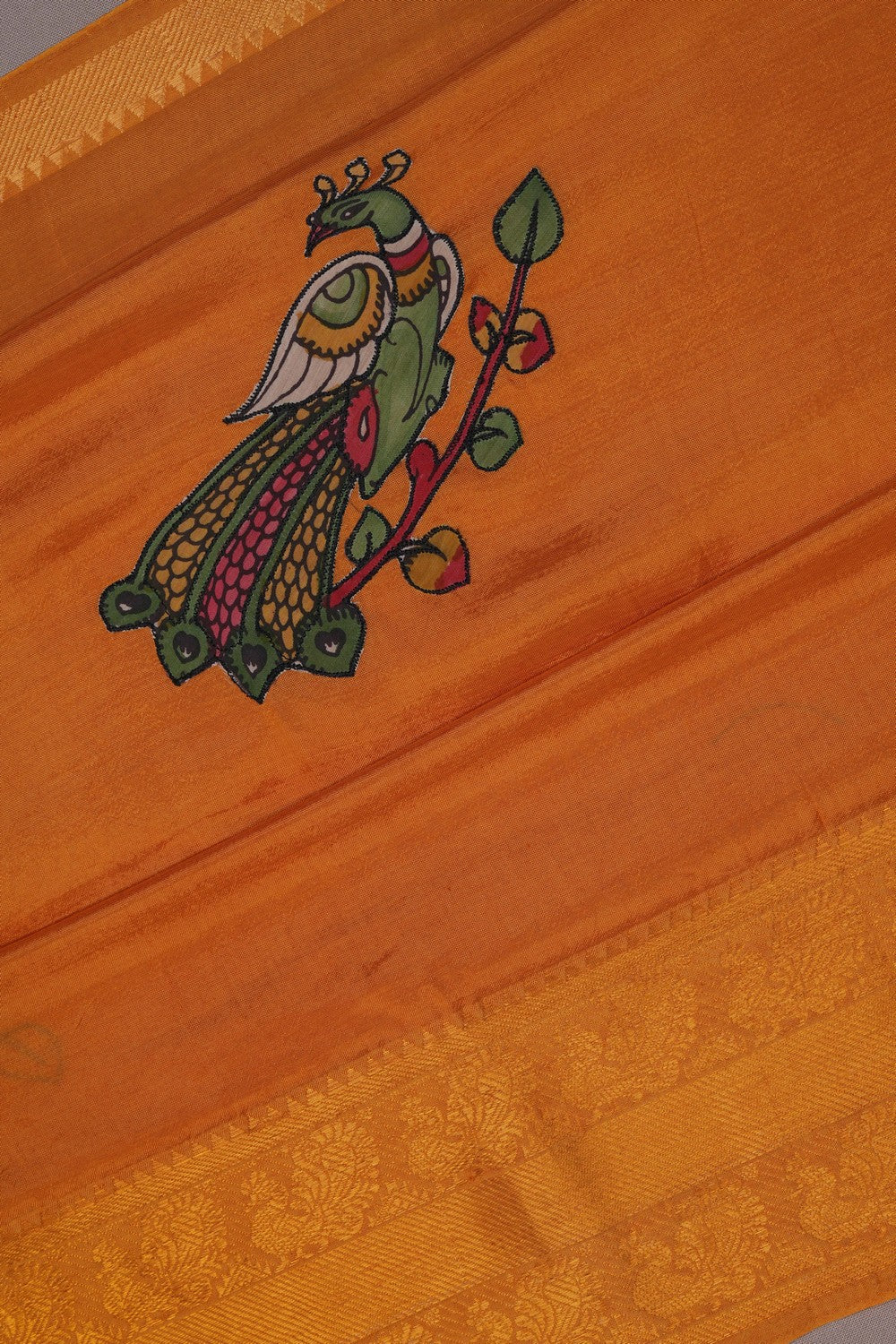 Image of An Appliqué Embroidery Saree