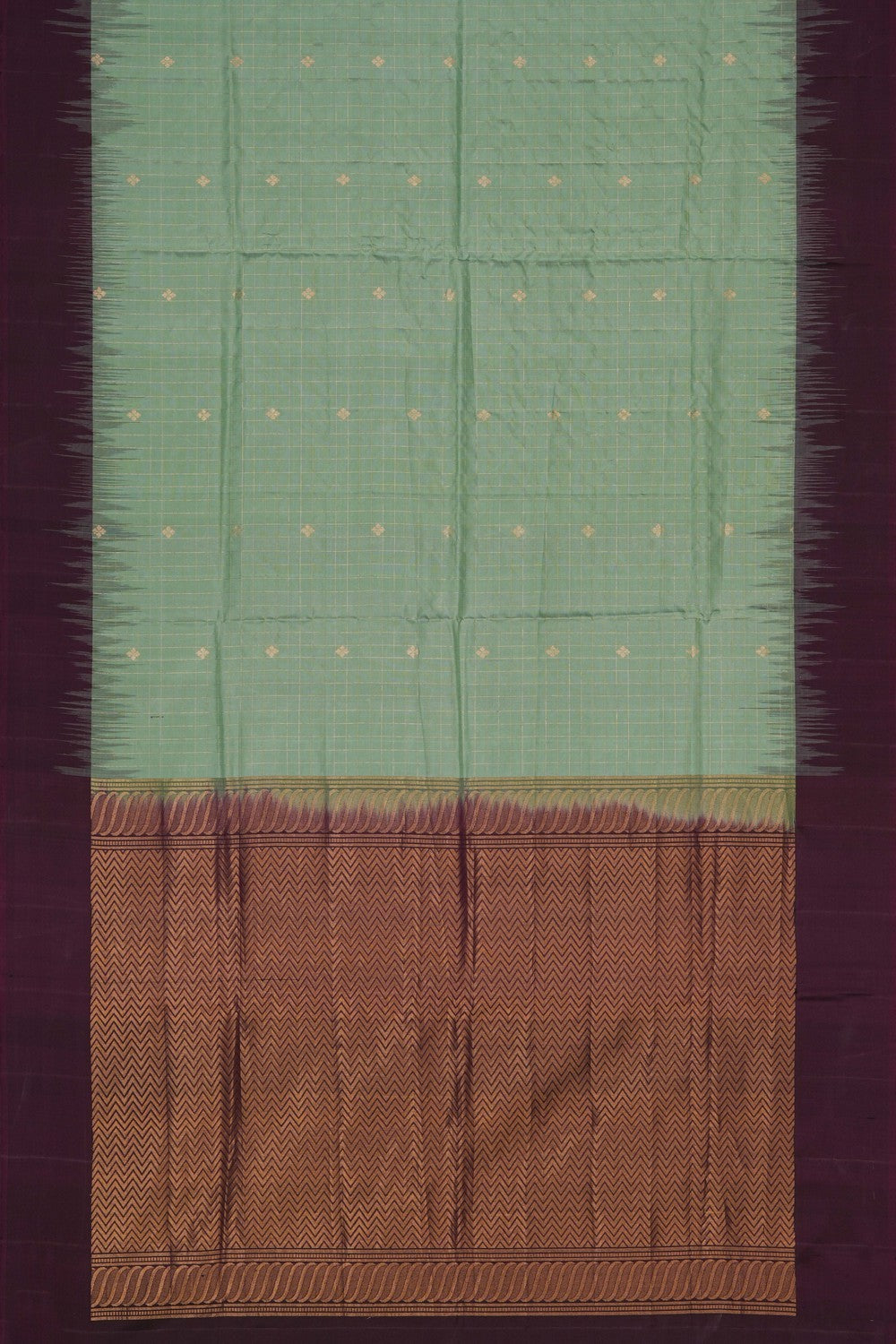 Image of South Silk Sage Green Saree