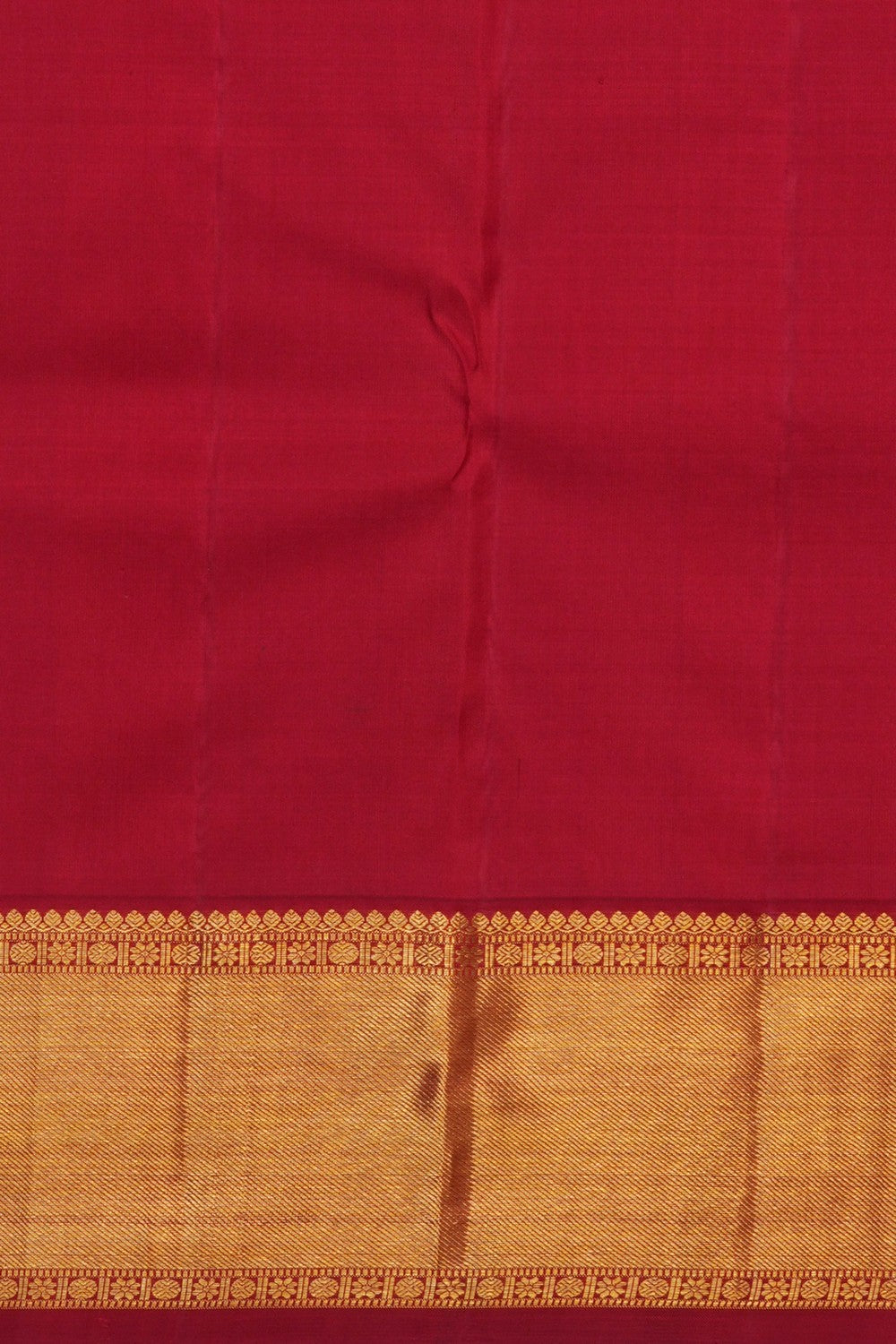 Image of Kanjivaram Silk Yellow Saree