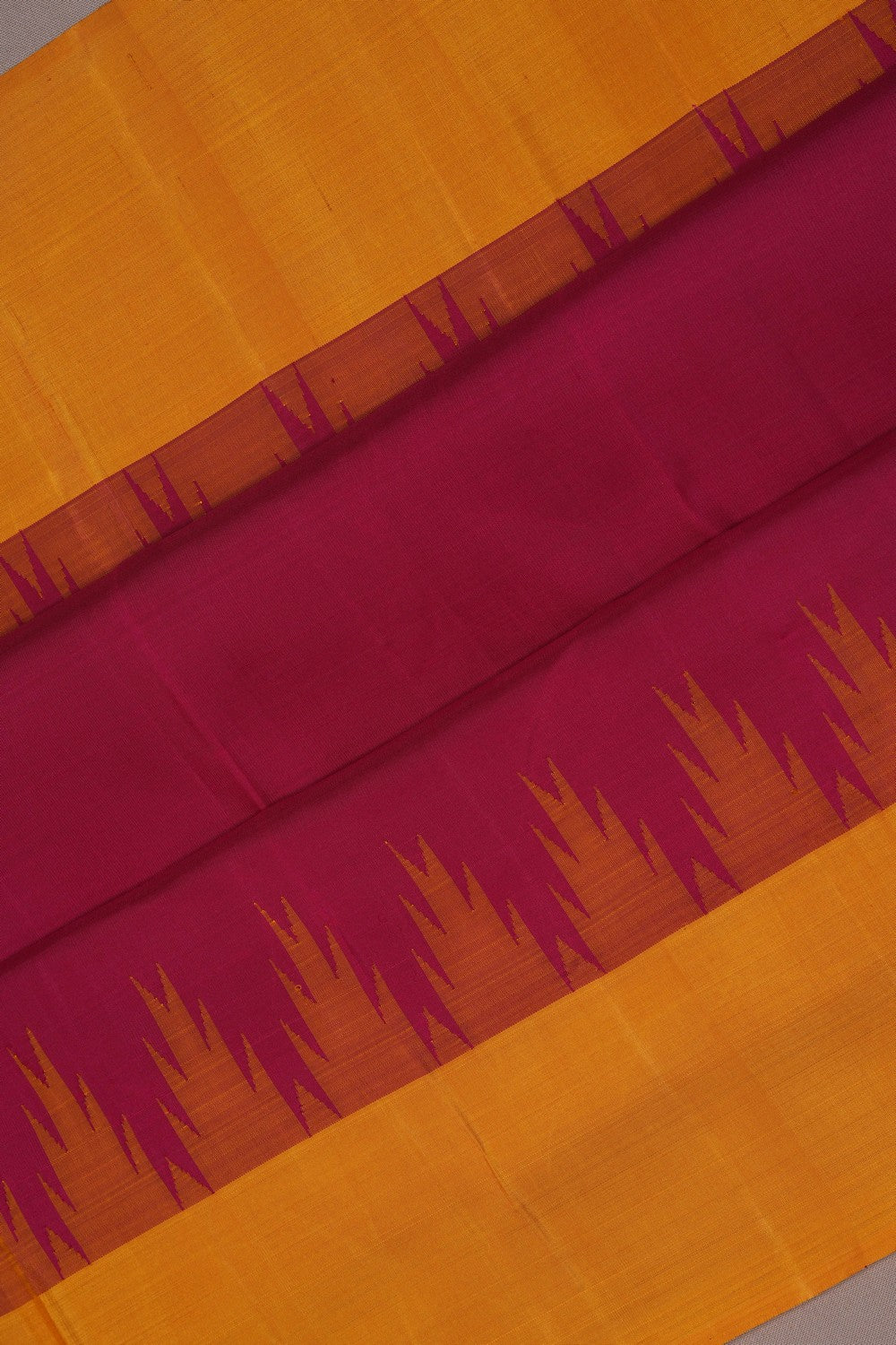 Image of Kanjivaram Silk Pink Saree