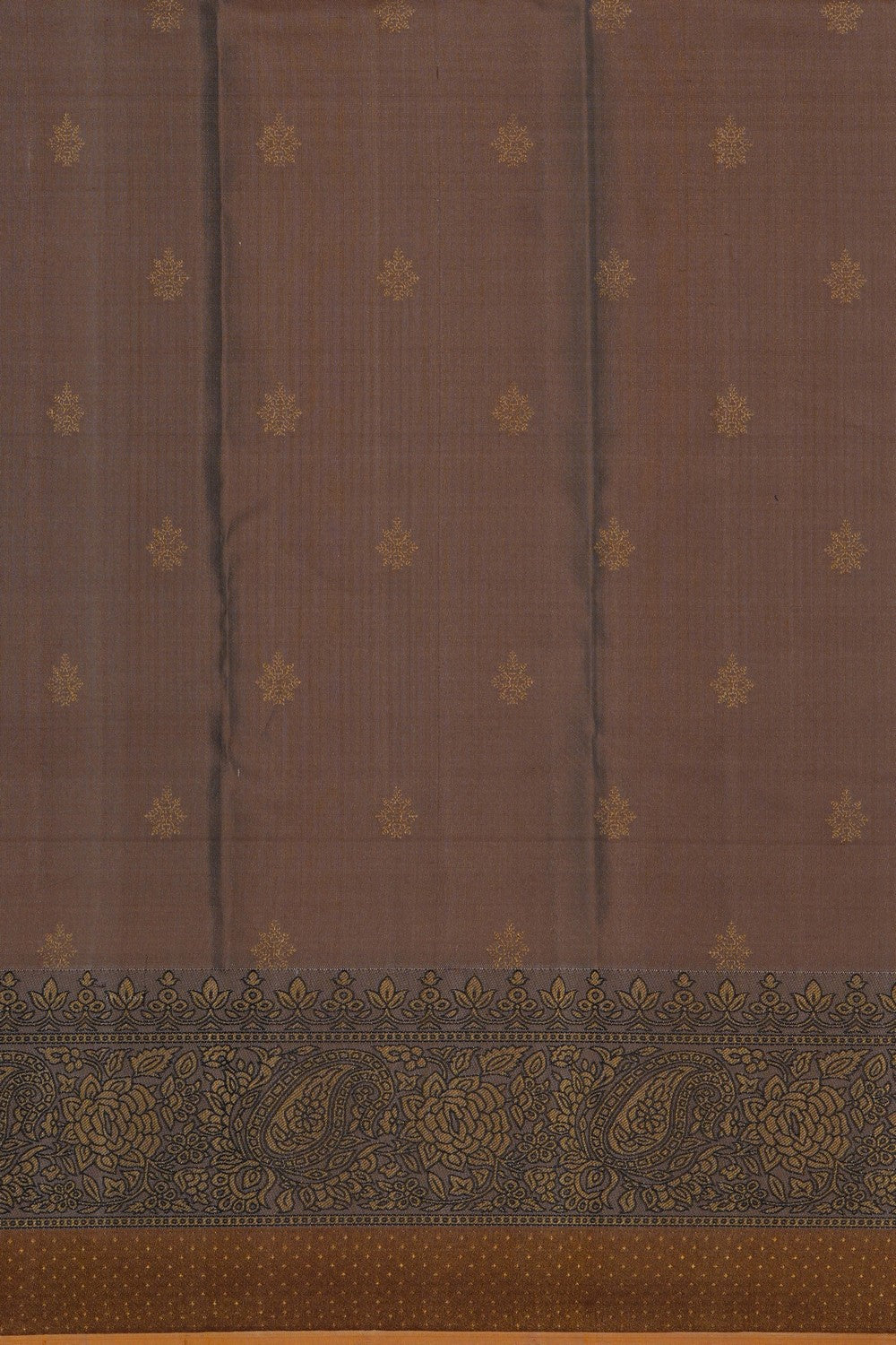 Image of Kanjivaram Silk Beige Saree