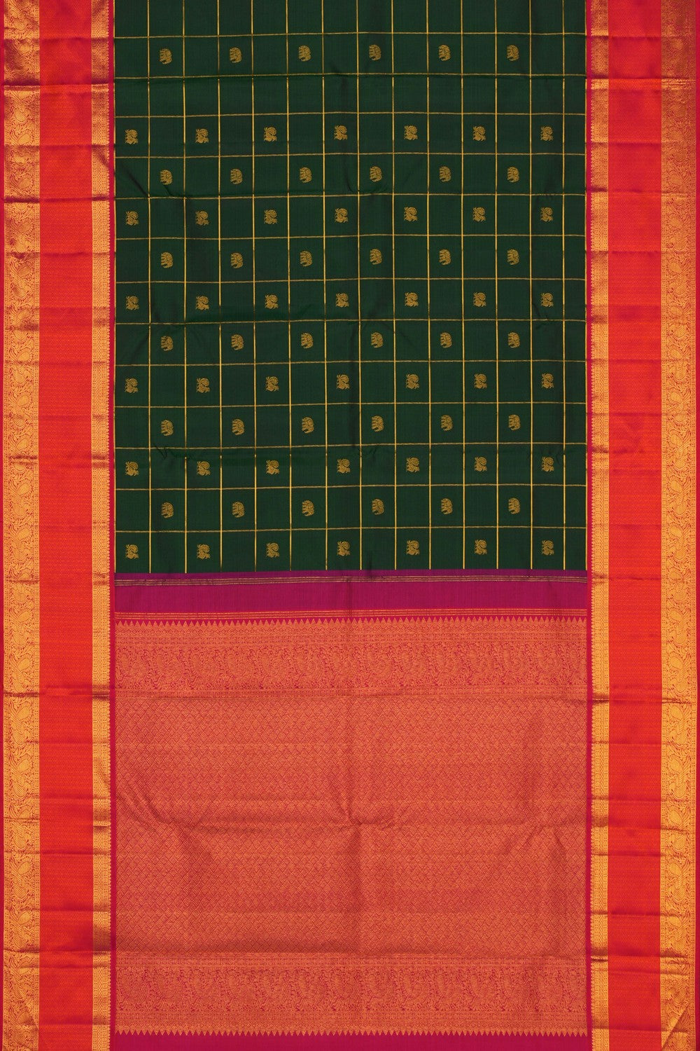 Image of Arani Silk Green Saree