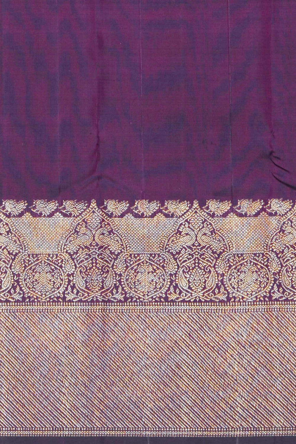Image of Arani Silk Violet Saree