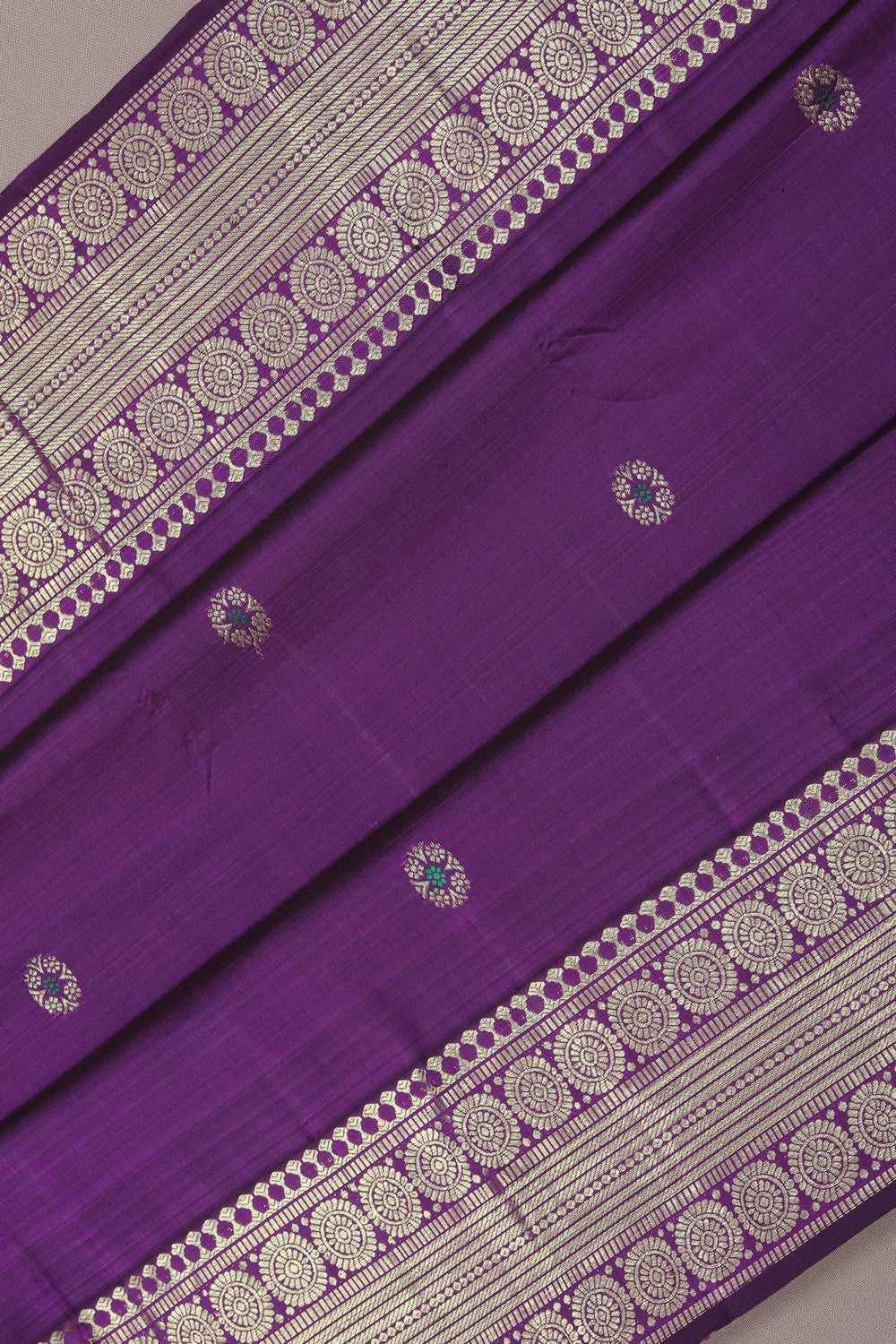 Image of Arani Silk Purple Saree